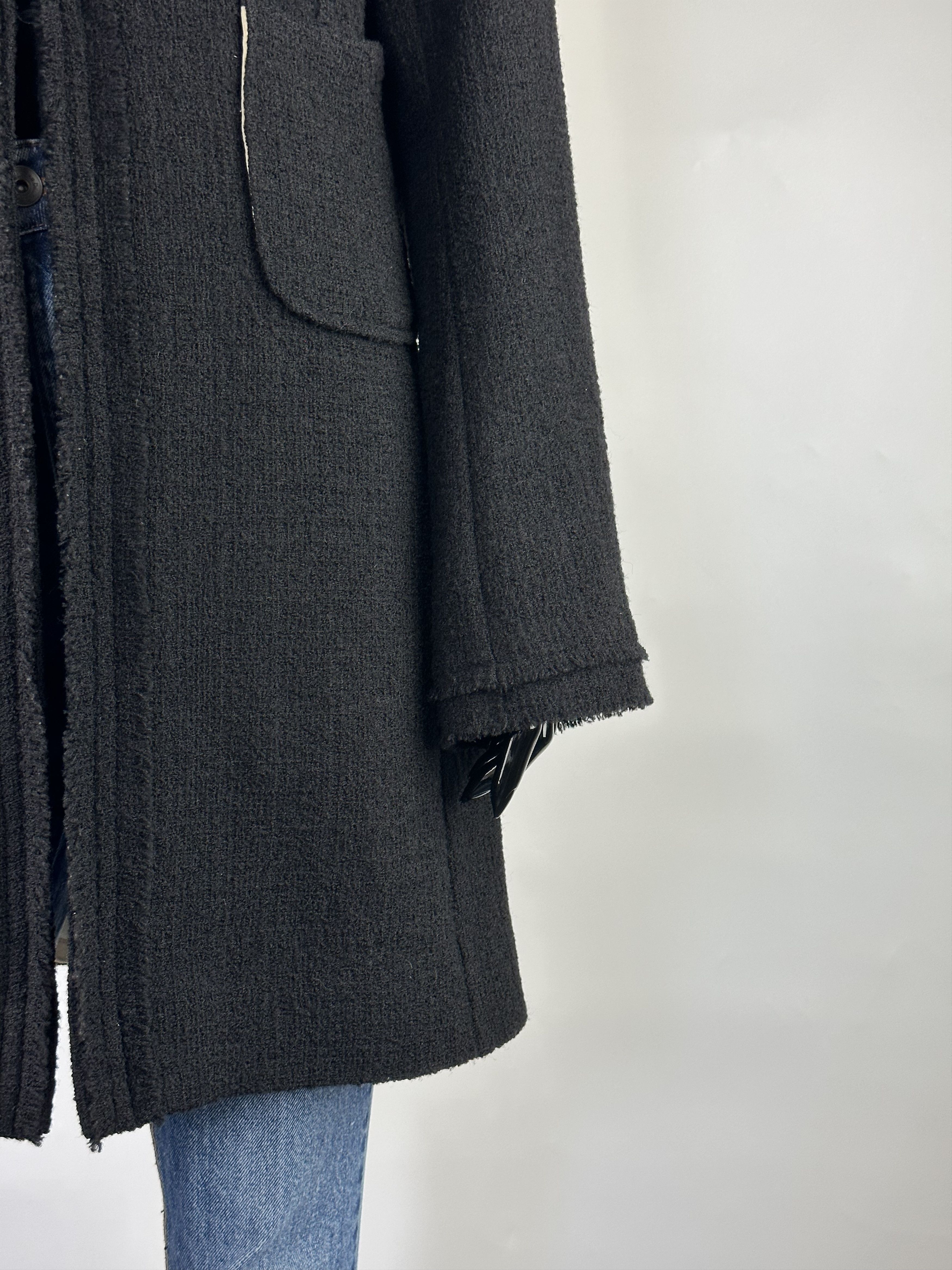 DOROTHEE SCHUMACHER Dorothee Schumacher Black Wool Coat Size M / US 6-8 / IT 42-44 - 6 Thumbnail