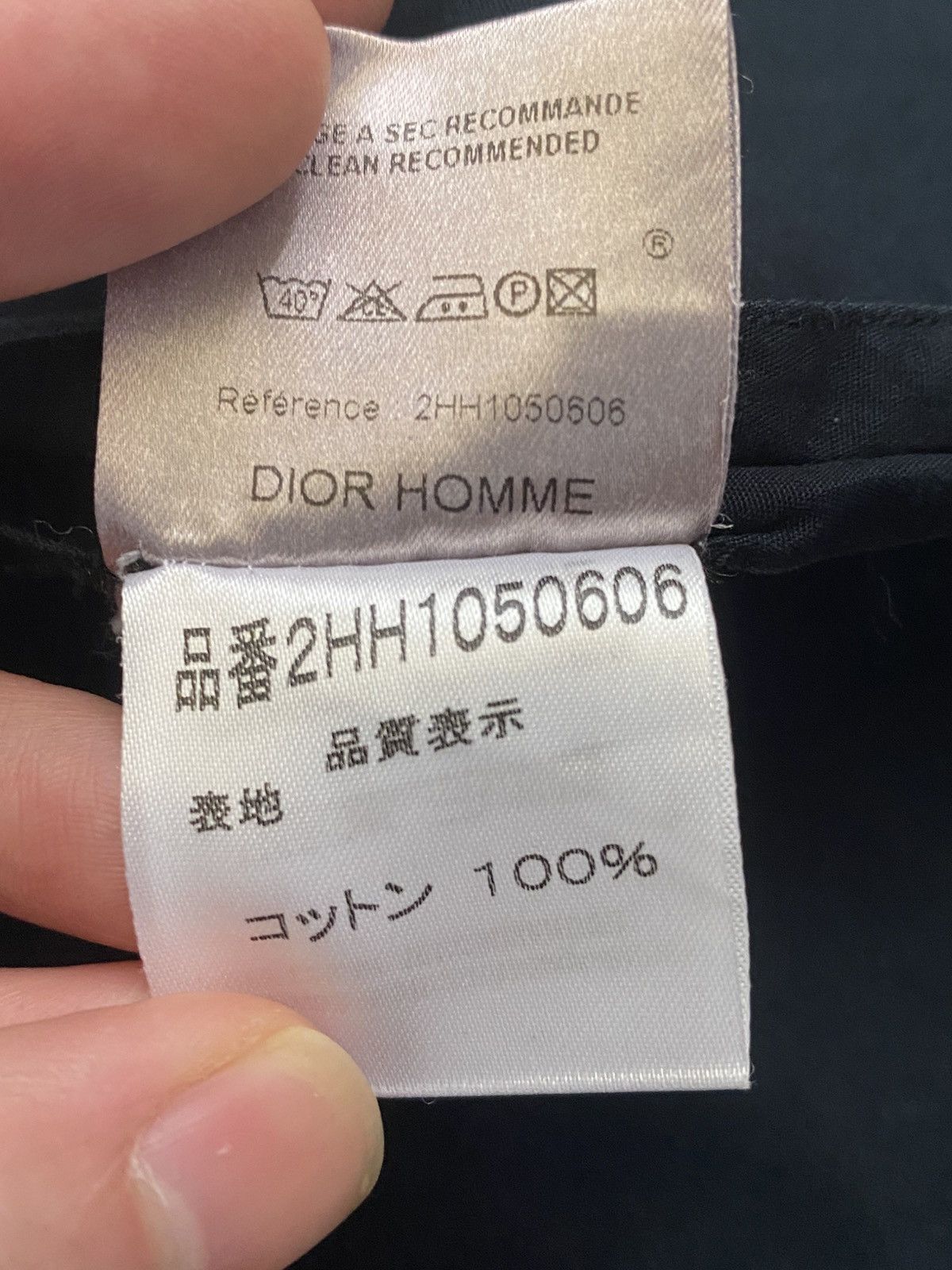 Dior × Hedi Slimane Dior Homme - AW02 "Reflexion" Cotton Dress Shirt Size US M / EU 48-50 / 2 - 9 Thumbnail
