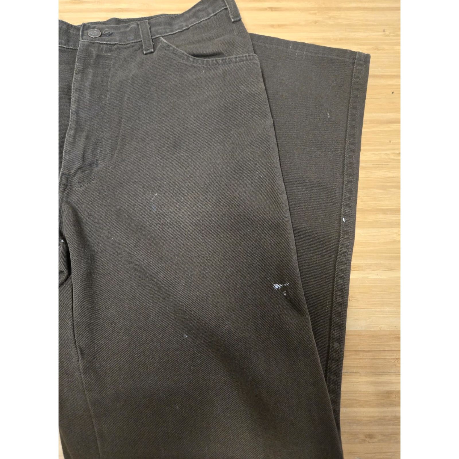 Dickies Dickies Jeans Mens 38x32 Brown Workwear Denim Pants Straight Leg Relaxed Fit Size US 38 / EU 54 - 4 Thumbnail