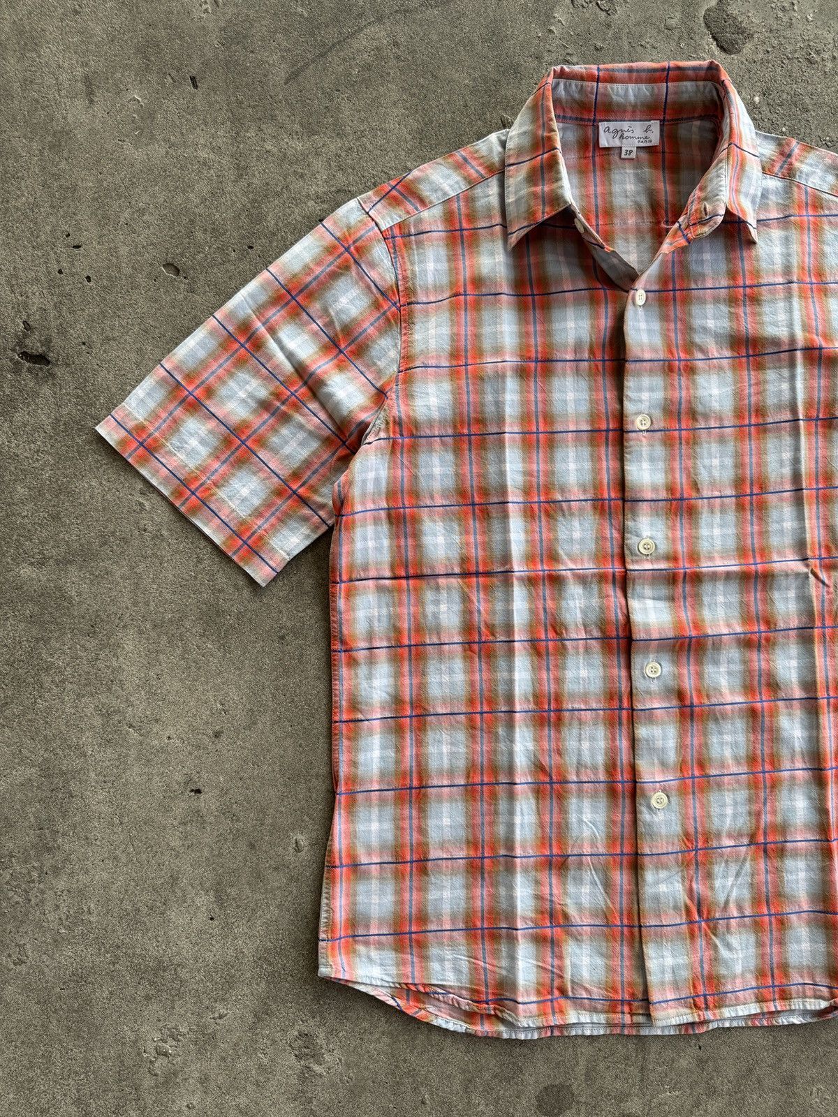 agnes b. Vintage Again Homme Button Ups Shirts Size US L / EU 52-54 / 3 - 3 Thumbnail