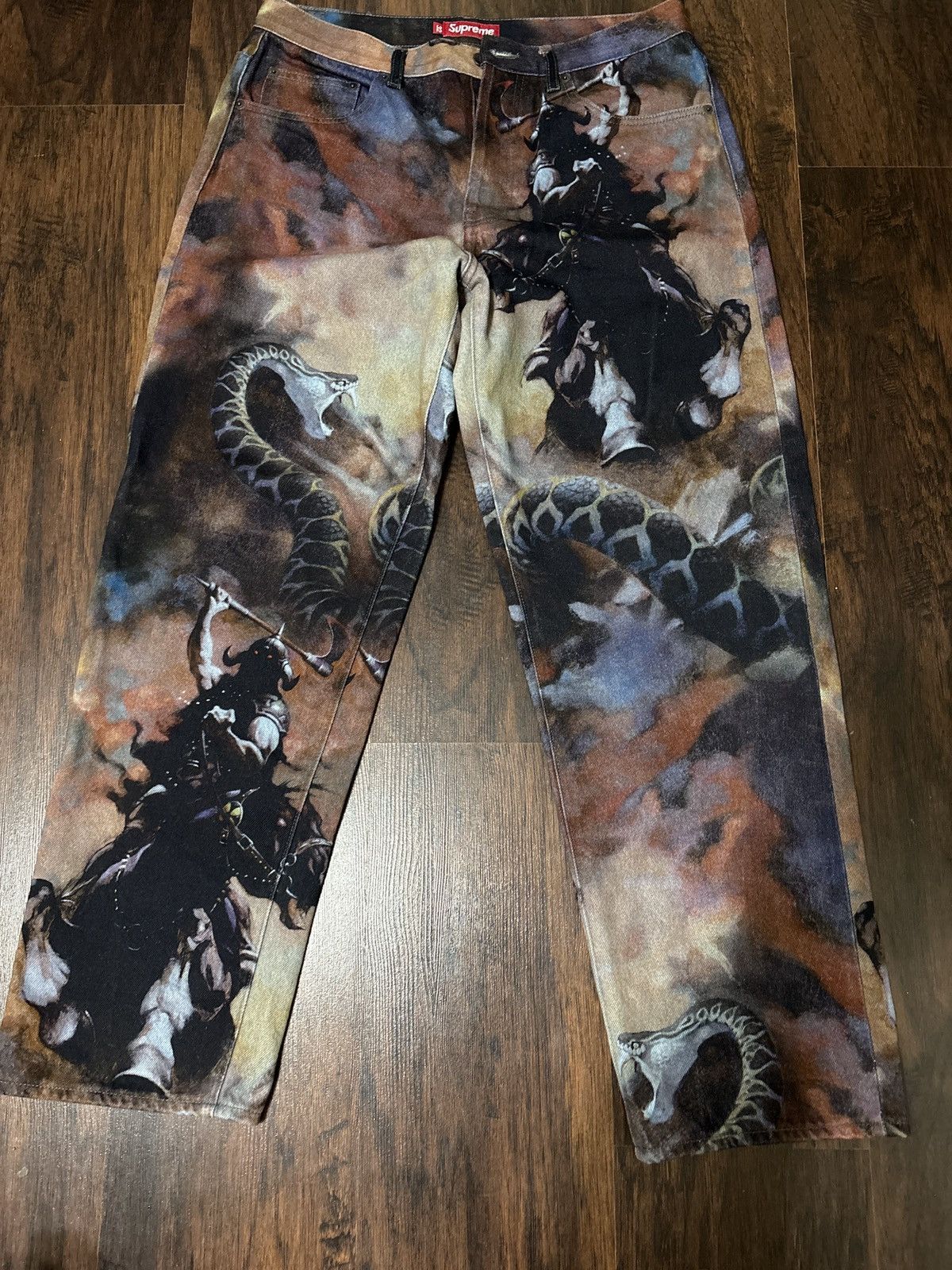Supreme frank frazetta jeans