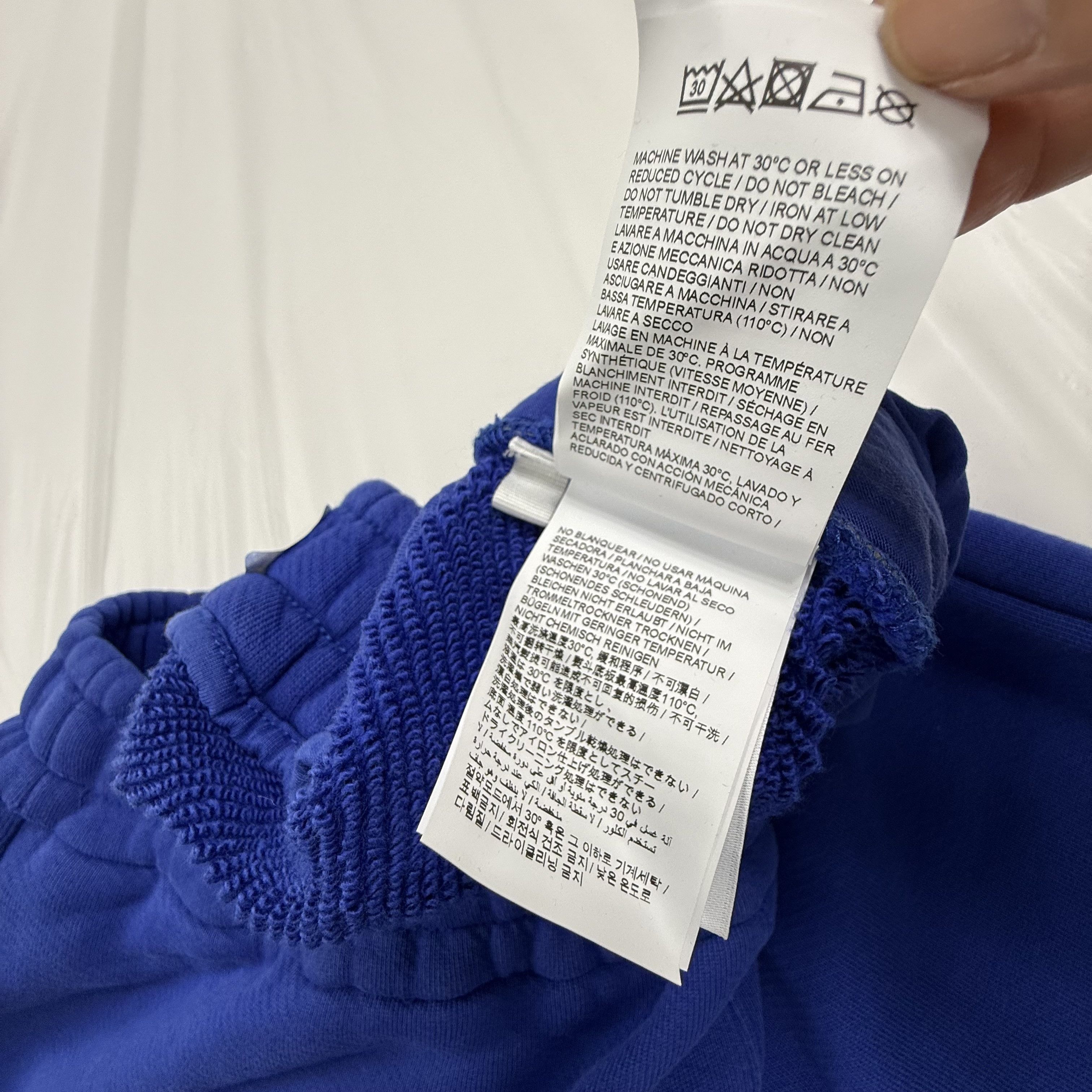 Off-White Off-White Royal Blue Diagonal Stripe Sweatpants Mens Large Size US 32 / EU 48 - 9 Thumbnail
