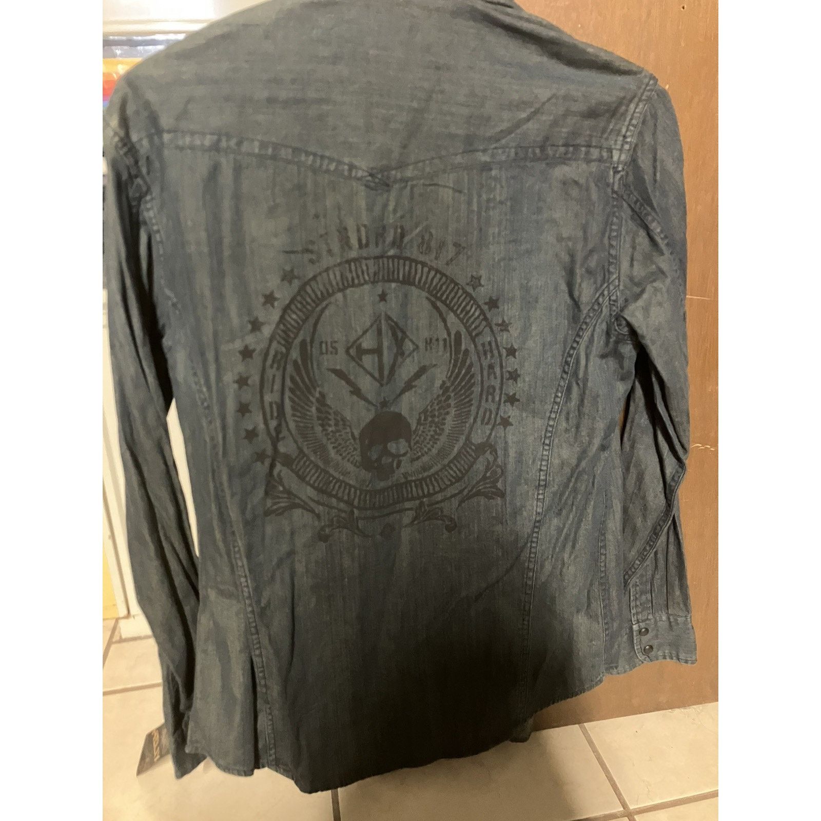 Helix NWT Helix Denim Western Snap Shirt - S - 100% Cotton Size US S / EU 44-46 / 1 - 4 Thumbnail