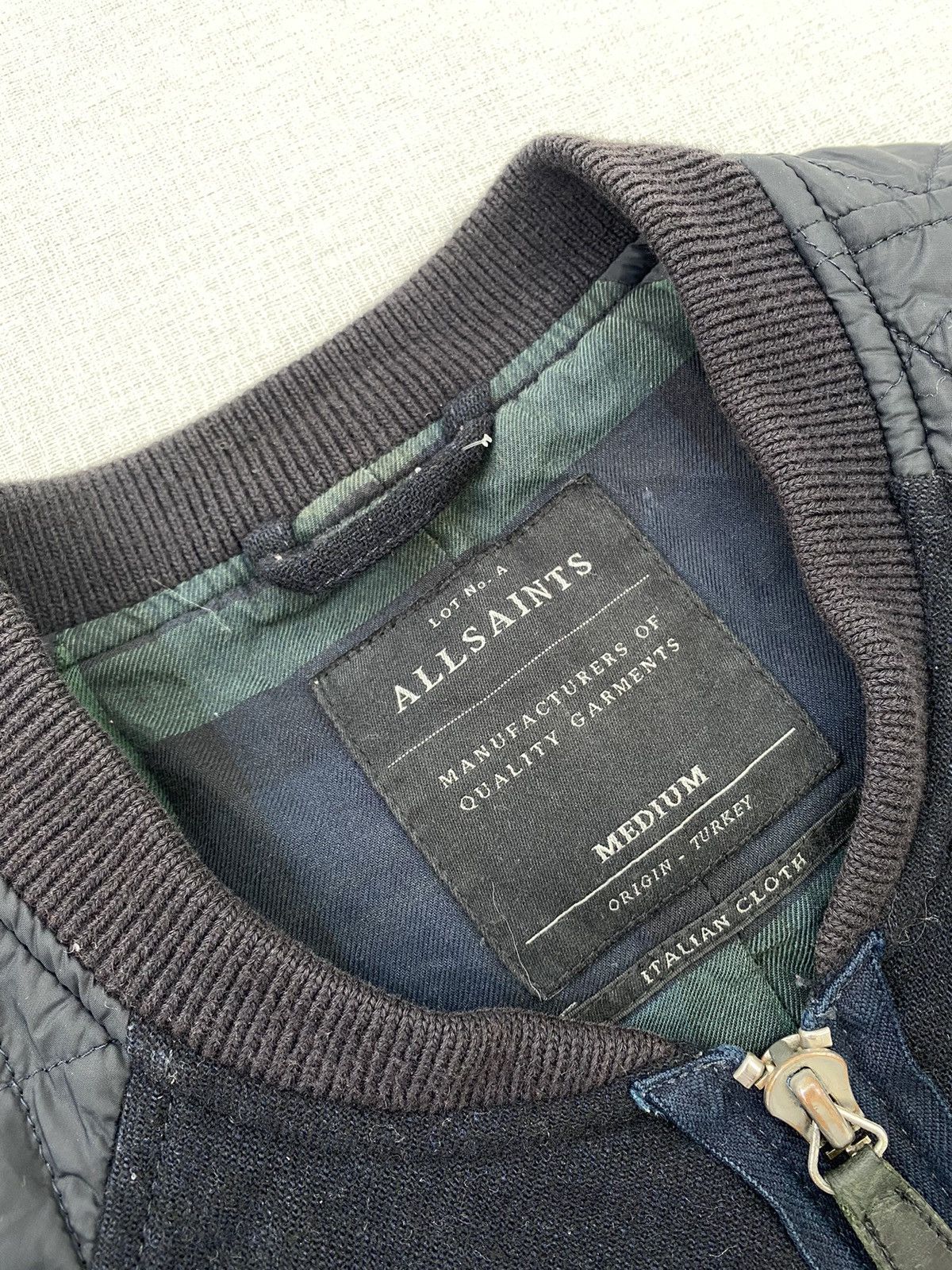 Allsaints Men’s Allsaints Host Bomber Wool Jacket Size M Size US M / EU 48-50 / 2 - 3 Thumbnail