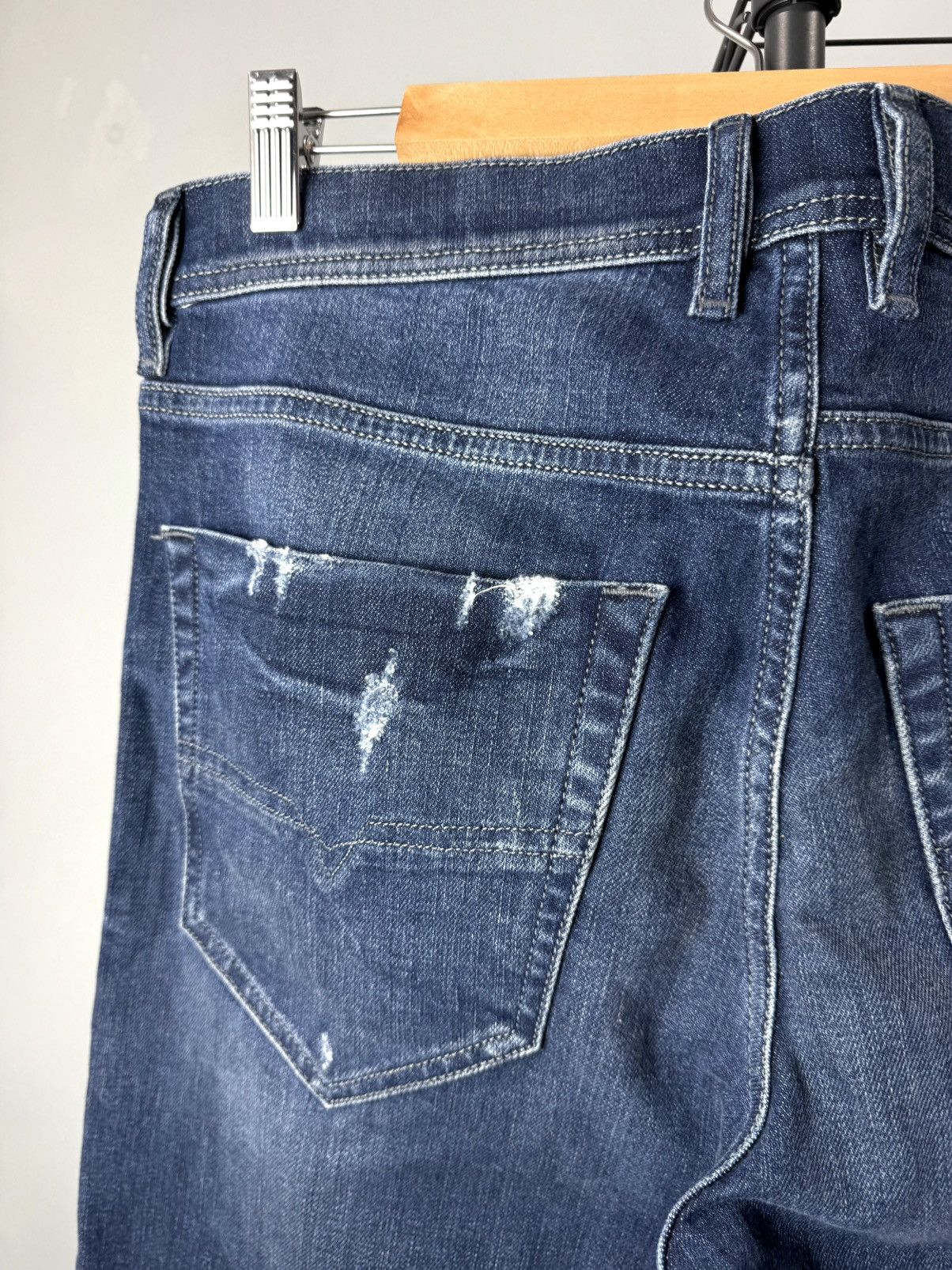 Diesel Vintage Diesel Tepphar Denim Pants Jeans Black Gold Size US 31 - 9 Thumbnail