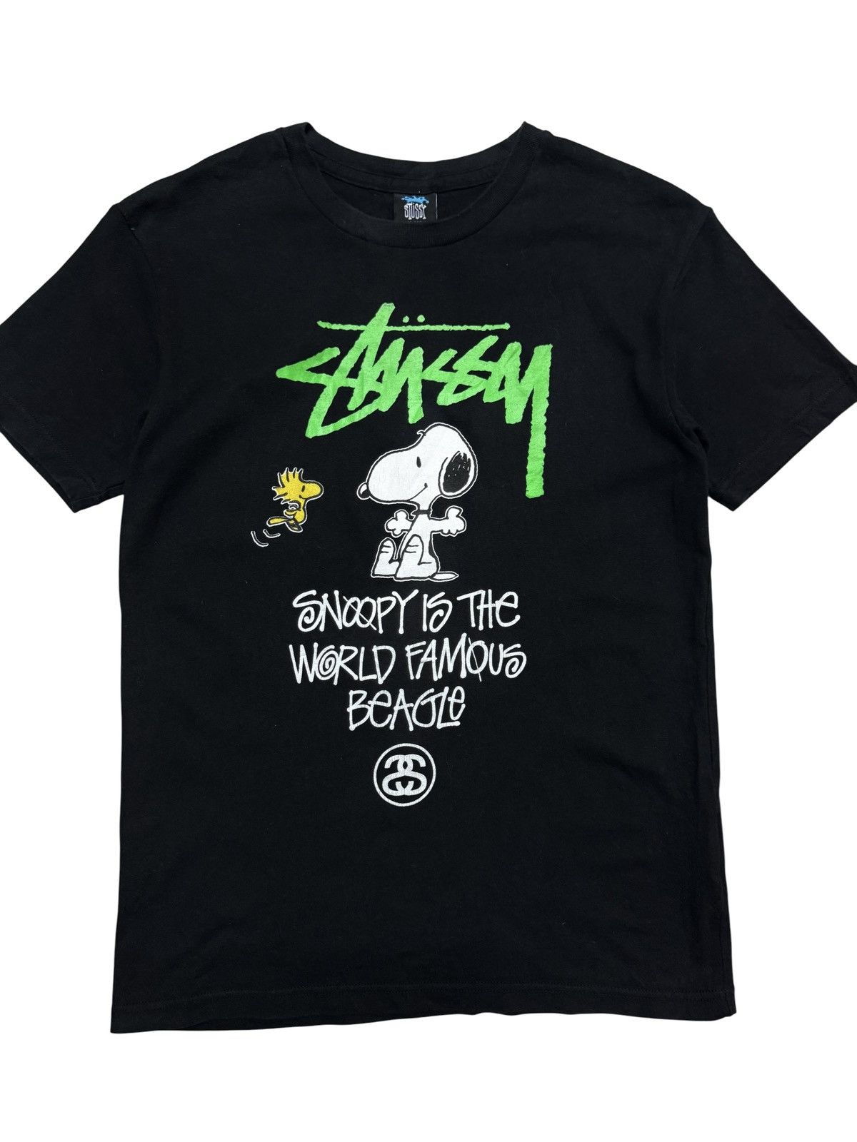 Stussy RARE STUSSY X SNOPPY VINTAGE PEANUTS BLACK TSHIRT Size US L / EU 52-54 / 3 - 1 Thumbnail