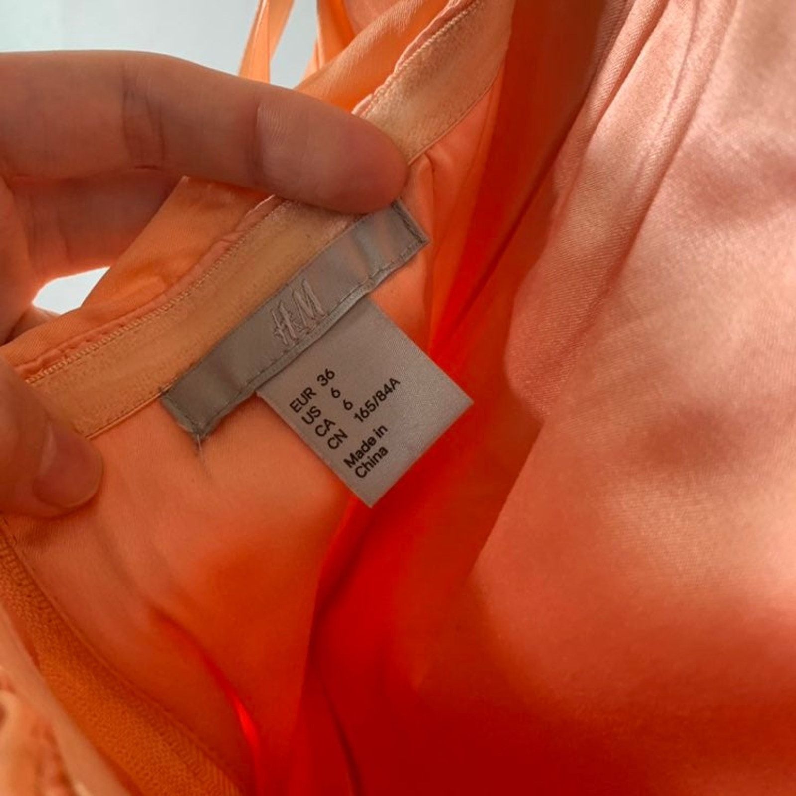 H&M H&M Orange mini dress size 6 Size M / US 6-8 / IT 42-44 - 3 Thumbnail