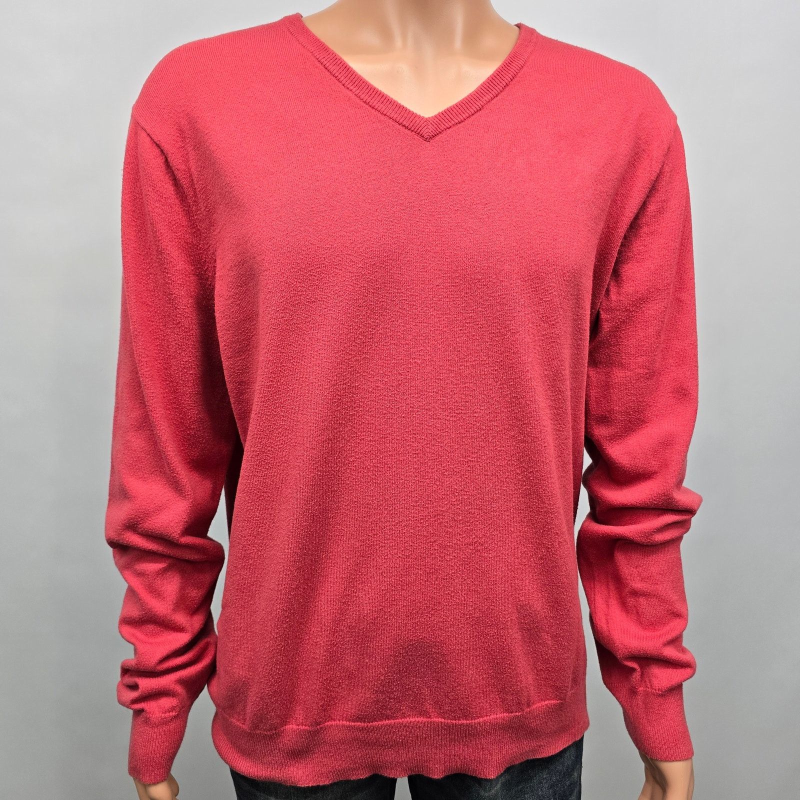 J.Crew J. Crew Harbor Cotton Sweater XL V-neck Cotton Wool Nylon Size US XL / EU 56 / 4 - 3 Thumbnail