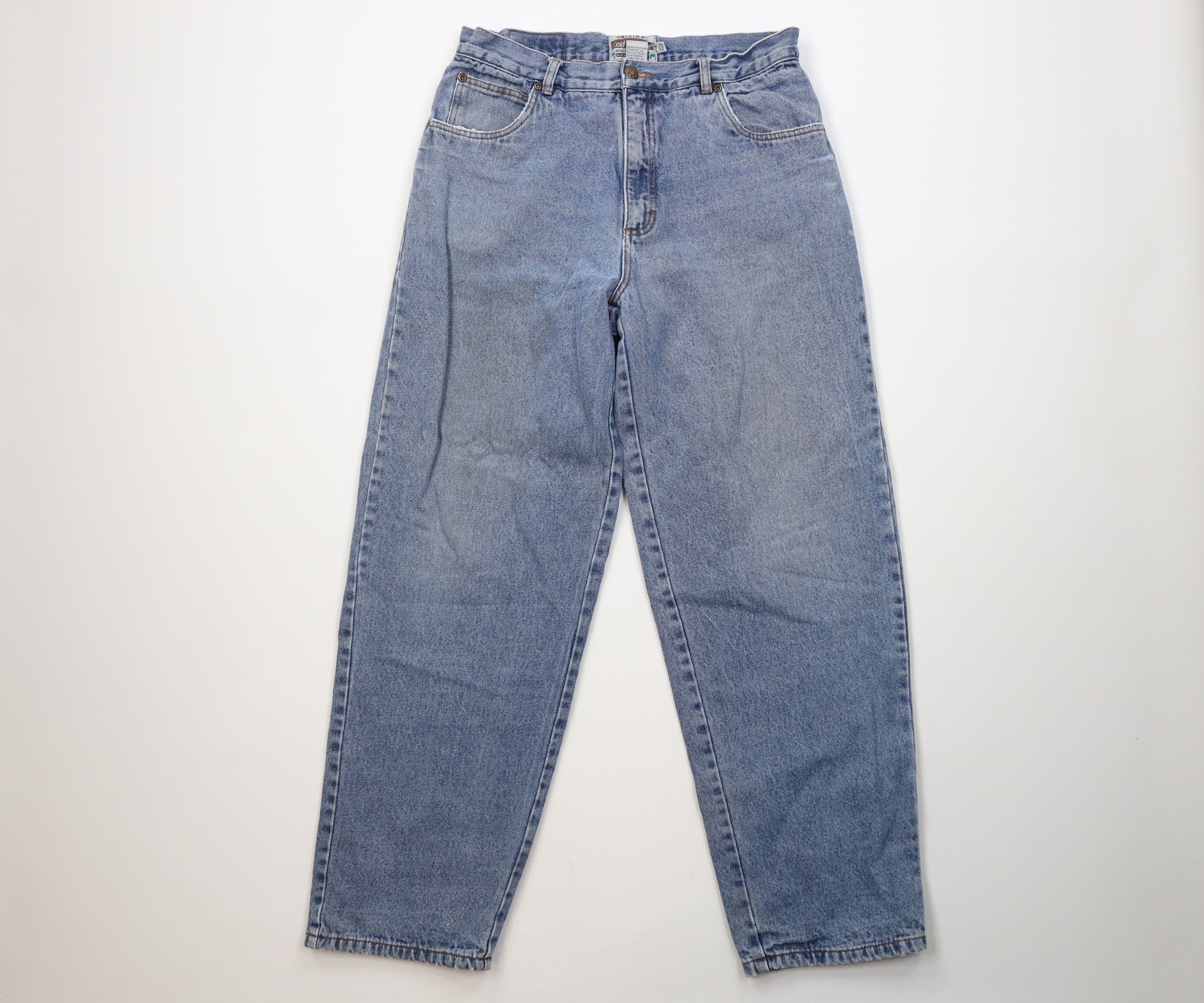 Vintage Vintage 90s Streetwear Lined Wide Leg Denim Jeans Blue Size US 36 / EU 52 - 2 Thumbnail