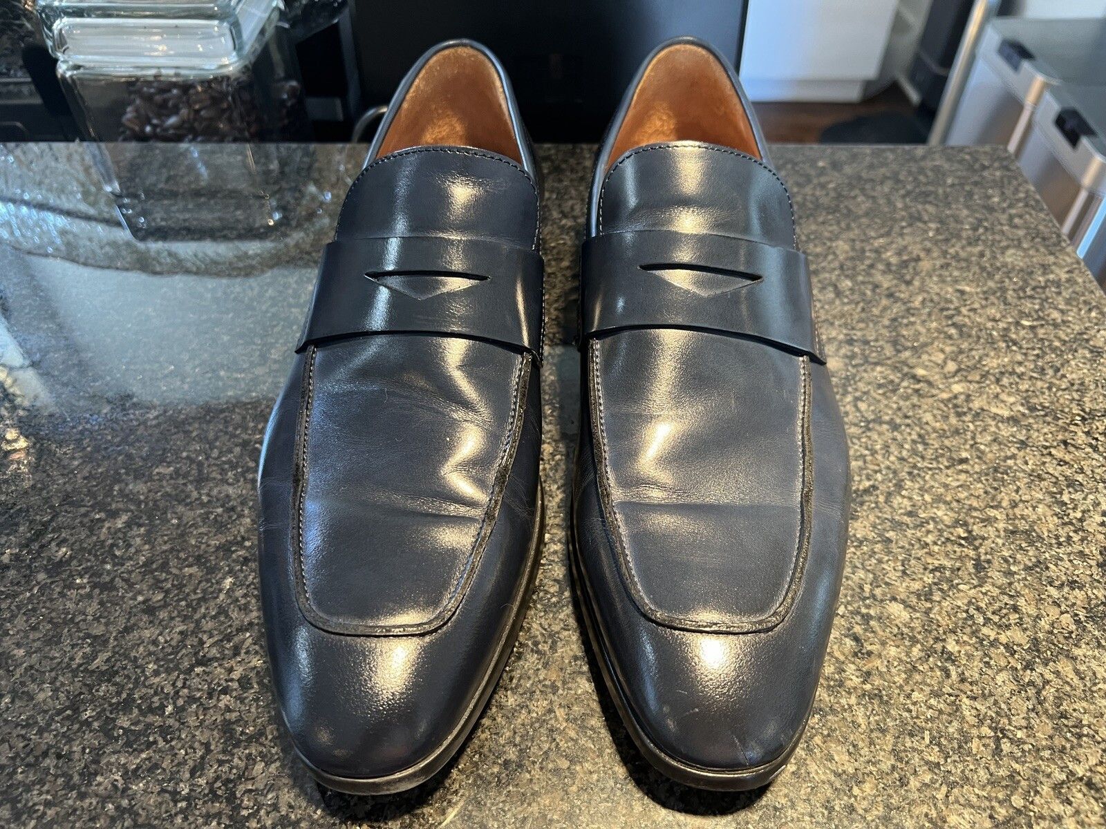 Ted Baker Benjy Penny Loafer Mens US Leather Italy