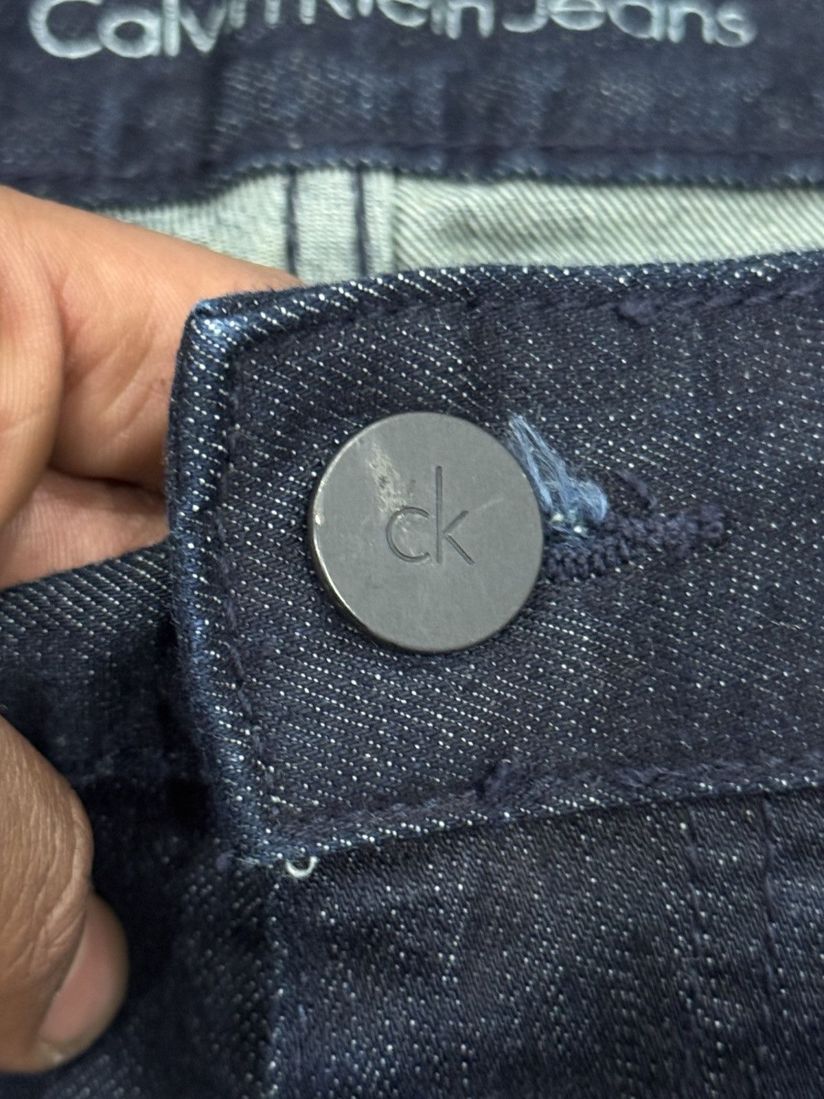 Calvin Klein Calvin Klein Jeans Baroque custom Patchwork Flare Denim Size US 33 - 8 Thumbnail