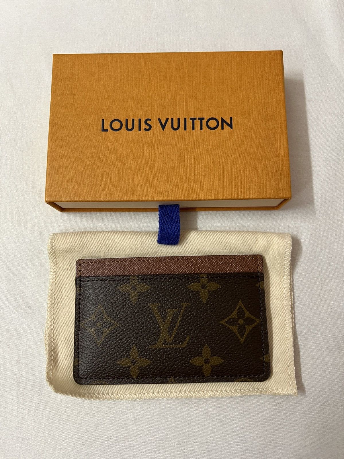 image of Lv Louis Vuitton Card Holder Cardholder Case Wallet in Brown, Women's
