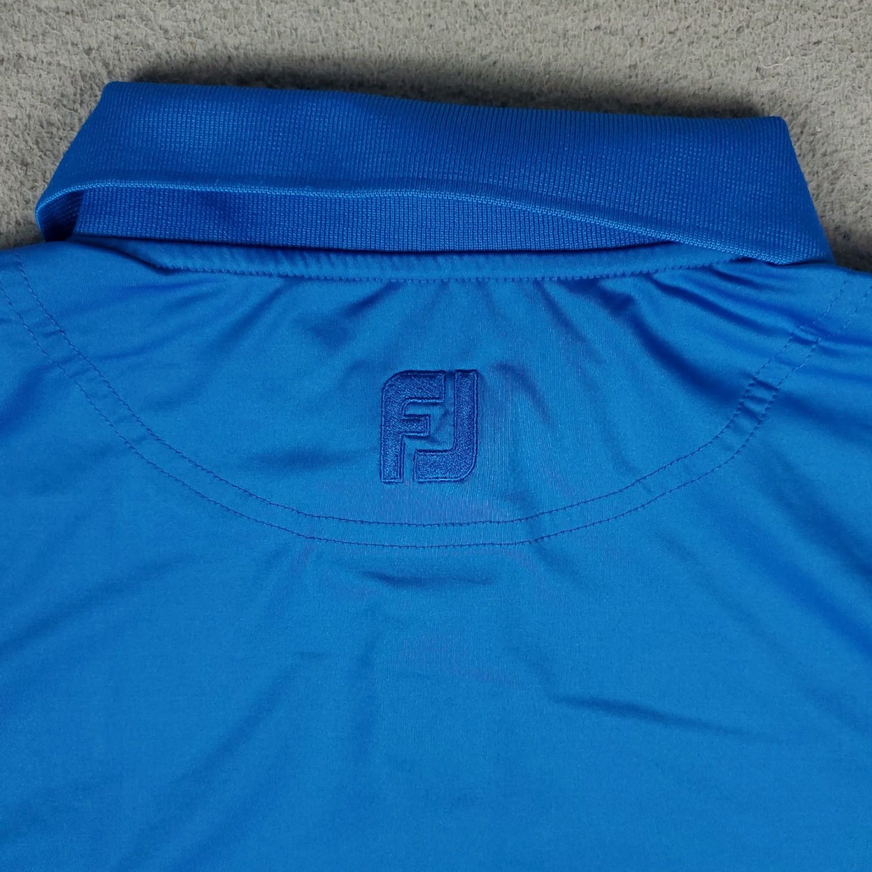 Footjoy FJ FootJoy Polo Shirt Mens L Blue Golf Shirt Adult Large Sports Casual Button-Front Short Sleeve 90s Preppy Brand: FJ Mens Size US L / EU 52-54 / 3 - 4 Thumbnail