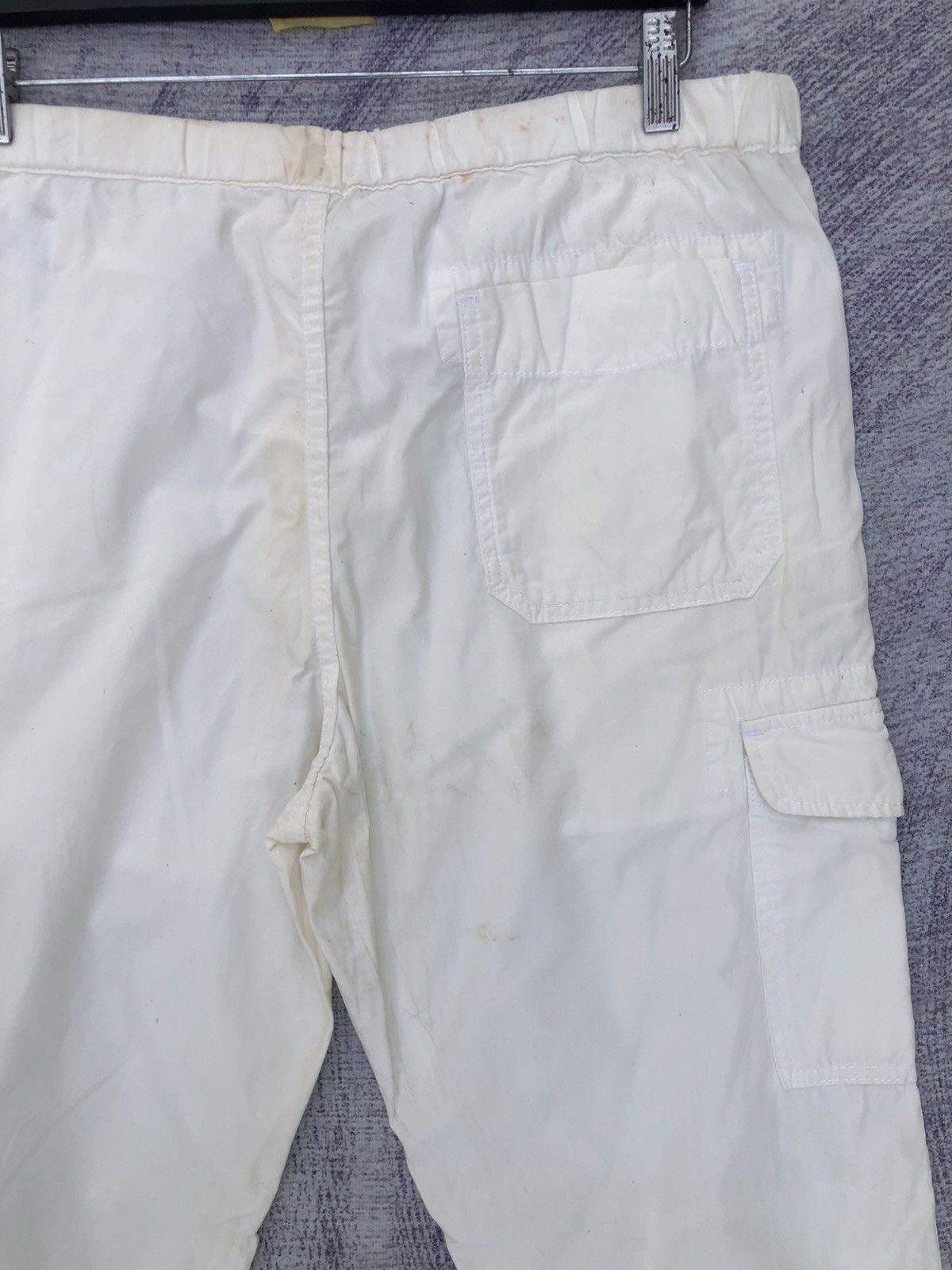 Designer × Japanese Brand Very Rare Cargo Pants Faded White Multipocket Tactical Size US 36 / EU 52 - 15 Thumbnail