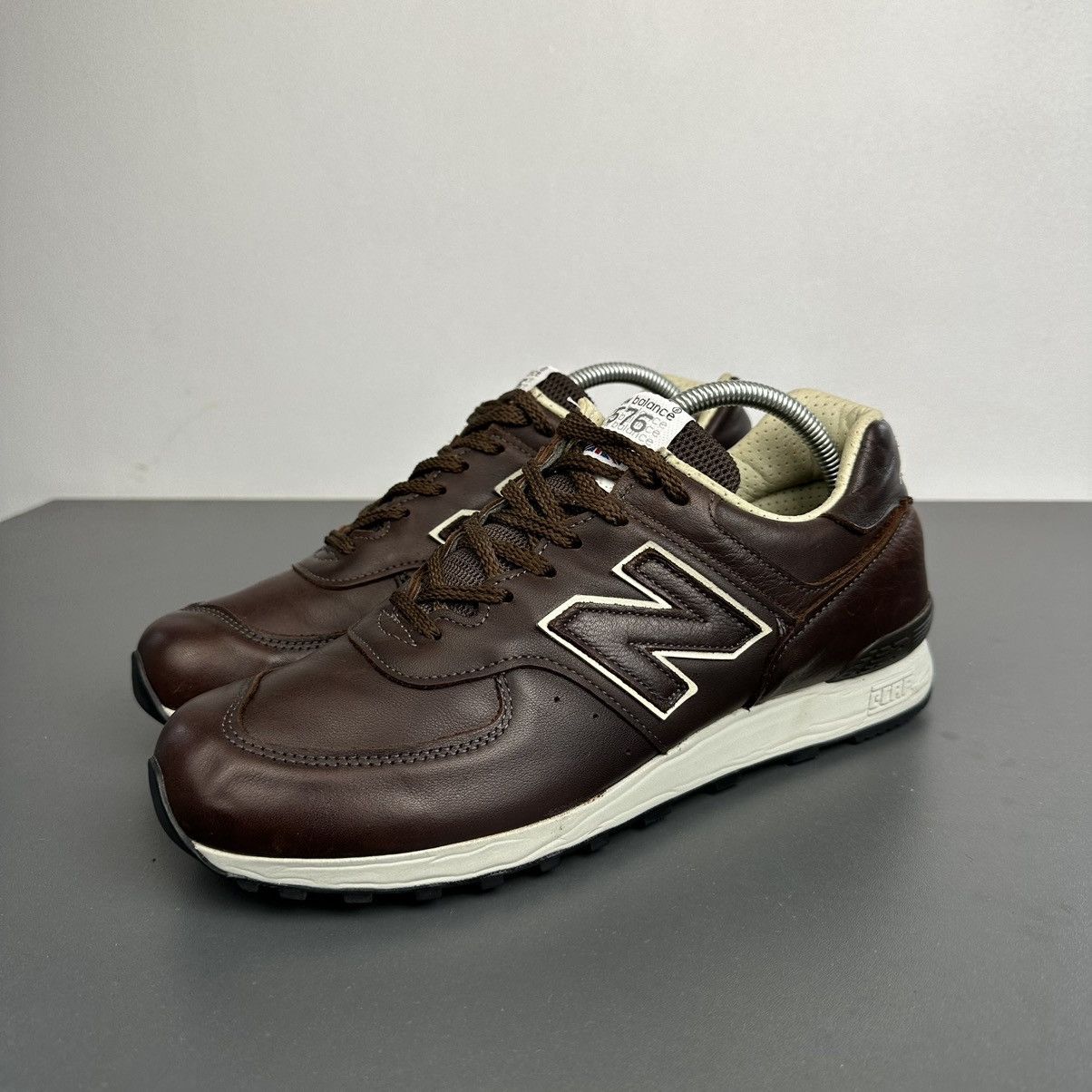 New Balance New Balance 576 Made In England Leather Brown Size US8 Size US 8 / EU 41 - 3 Thumbnail