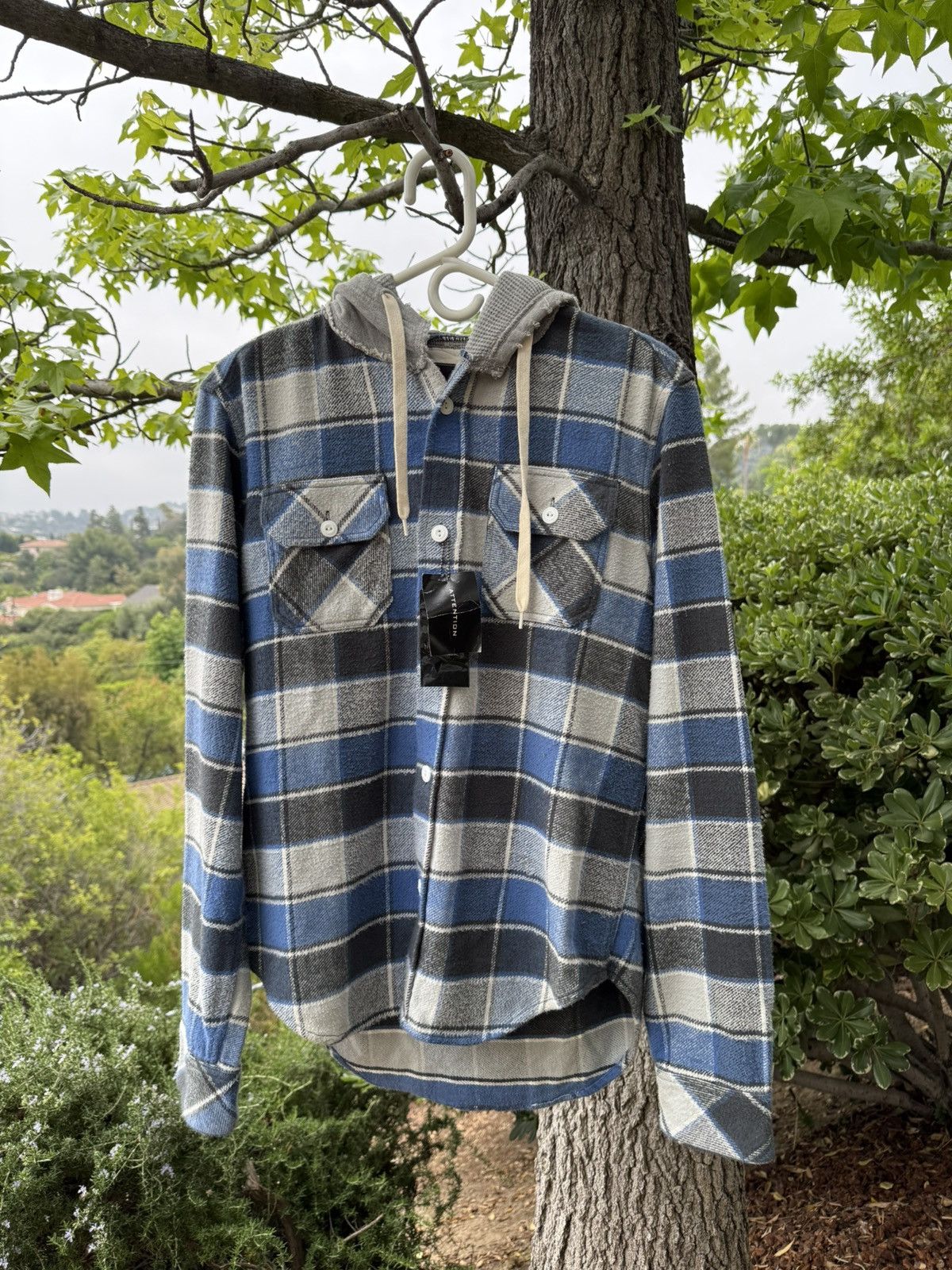 Number (N)ine number nine aw05 “the high streets” flannel | Grailed