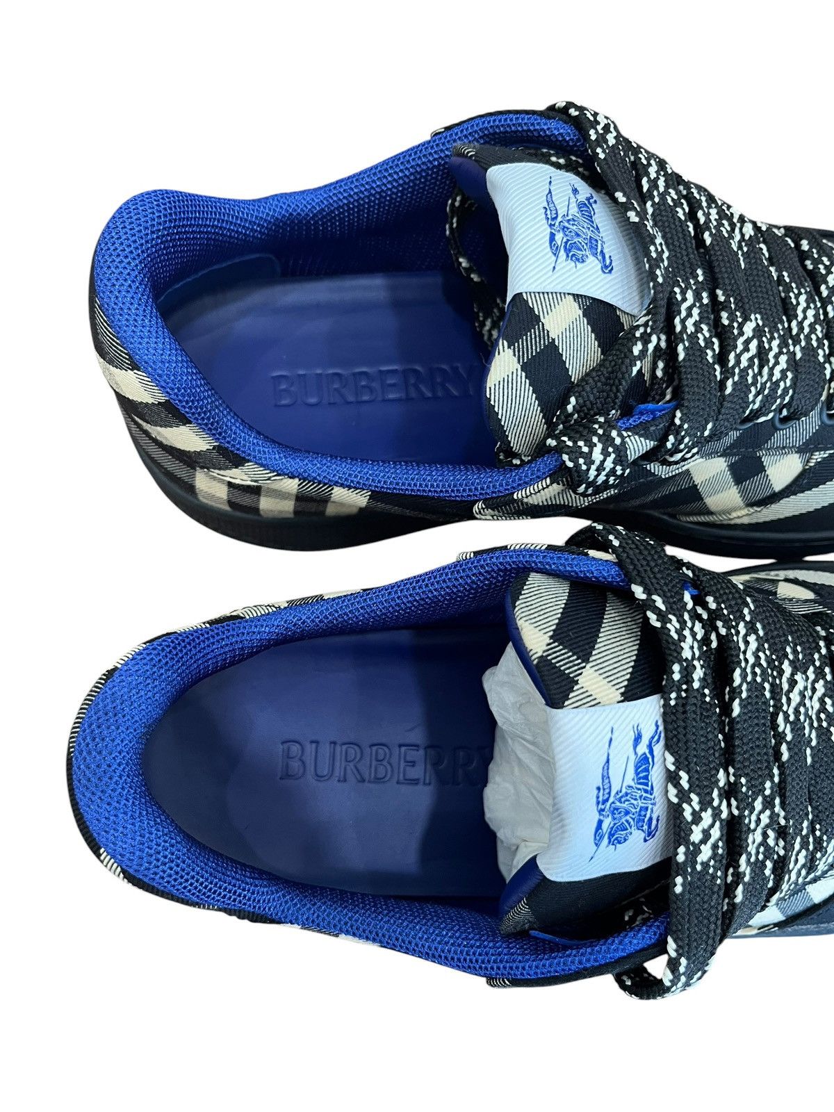 Burberry Burberry Terrace Check Canvas Sneakers Size US 10 / EU 43 - 9 Thumbnail