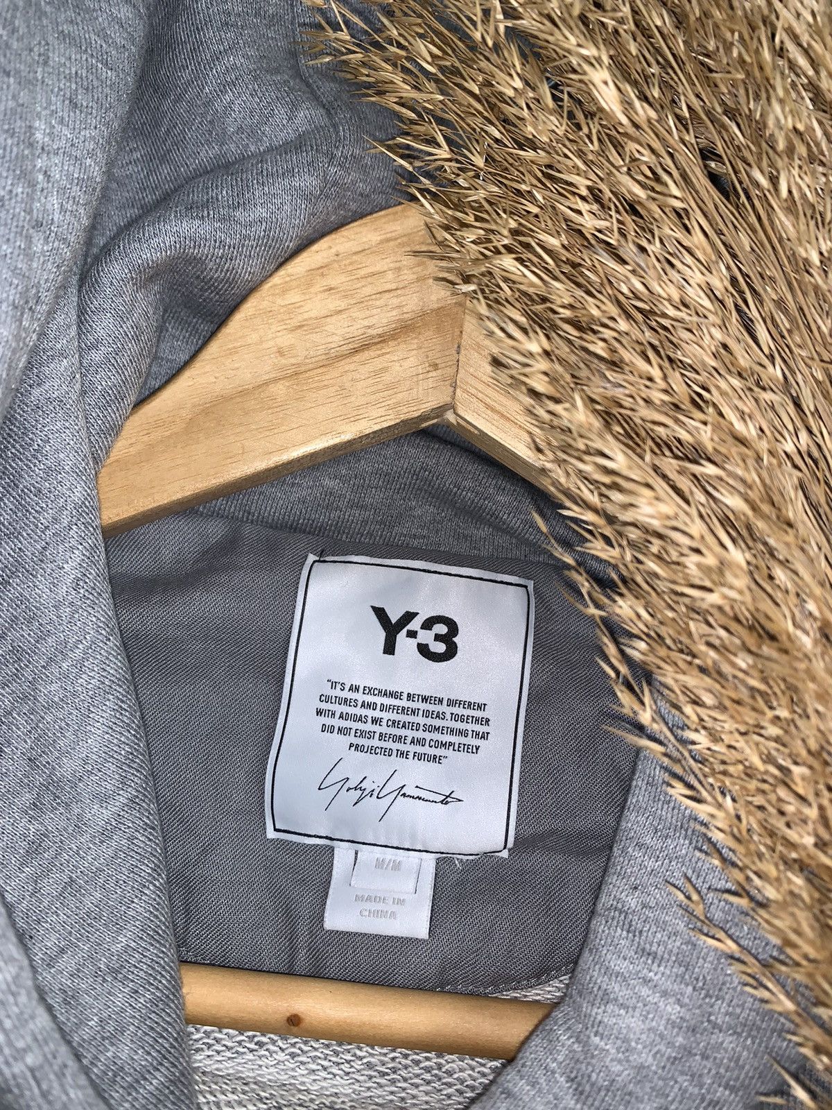 Adidas × Y-3 × Yohji Yamamoto Adidas Y-3 Classic Chest Reflective Logo Oversize Hoodie Size M / US 6-8 / IT 42-44 - 12 Thumbnail