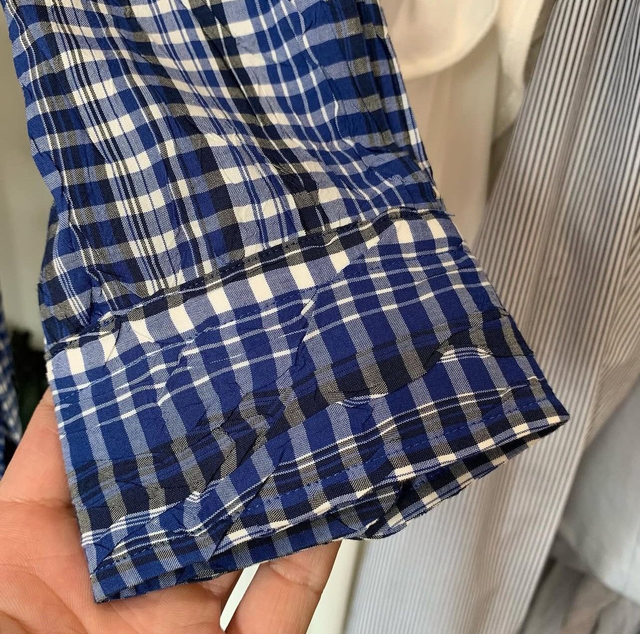 Vintage Issey Miyake textured shirt Size US L / EU 52-54 / 3 - 13 Thumbnail