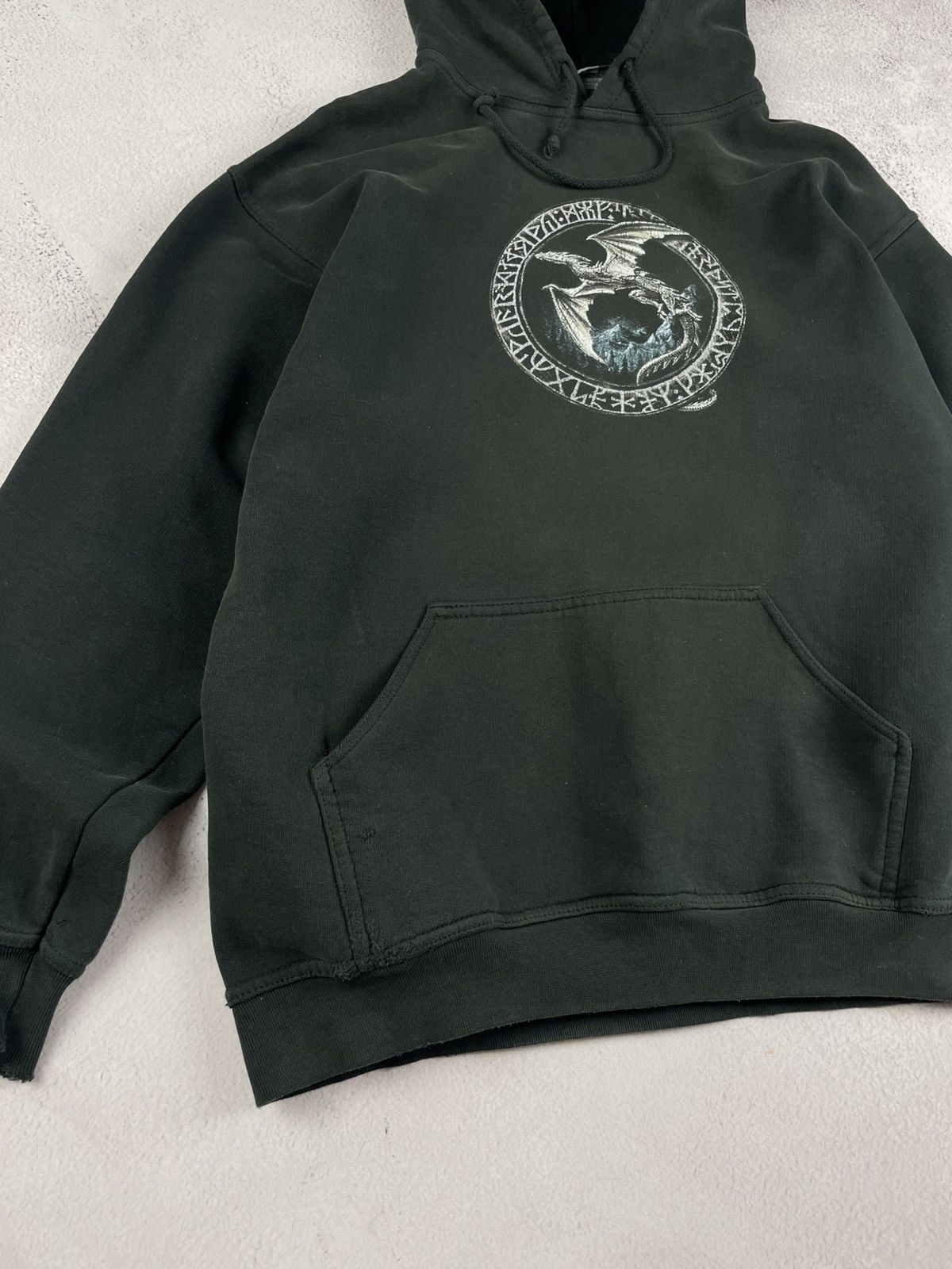 Alchemy Equipment × Designer × Vintage Vintage Alchemy Gothic The Fourth Horseman Hoodie,Black,Sz L Size US L / EU 52-54 / 3 - 5 Thumbnail