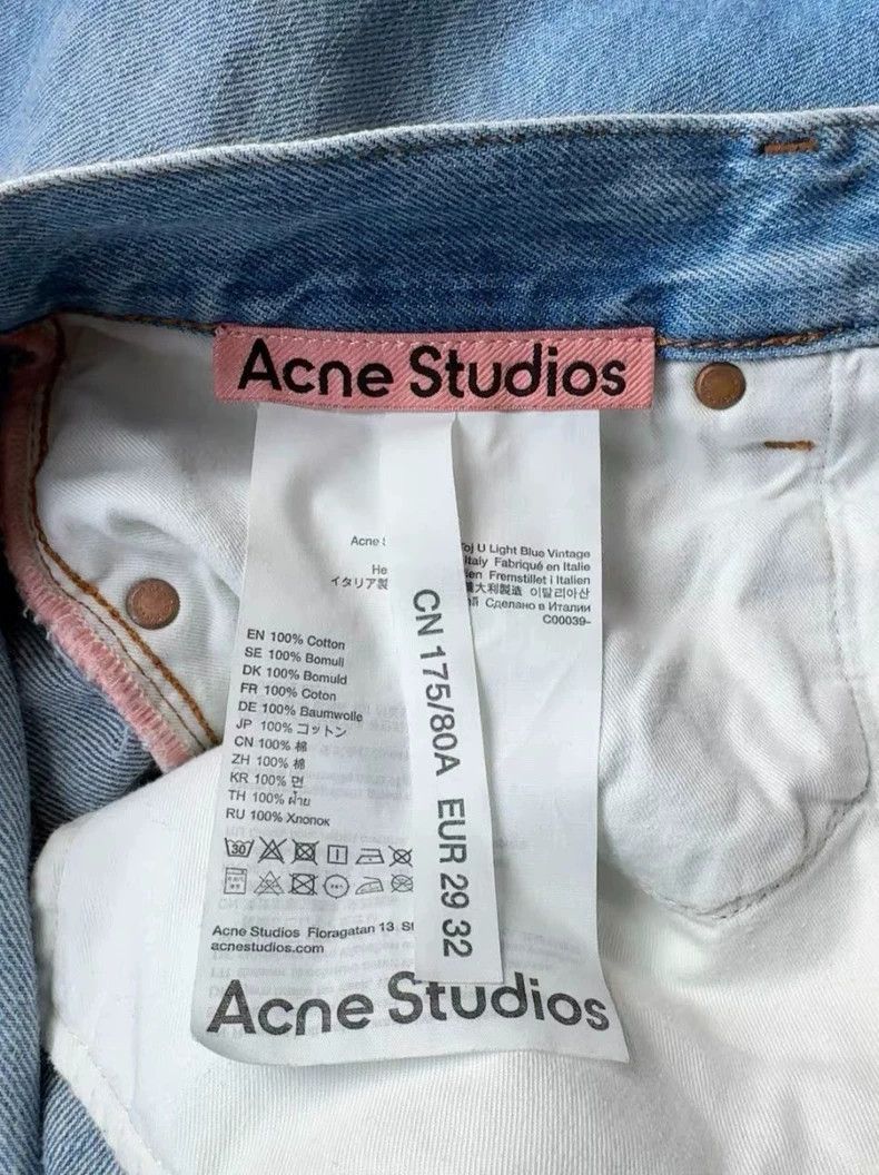 Acne Studios Acne Studios Solid blue jeans Size US 29 - 2 Thumbnail
