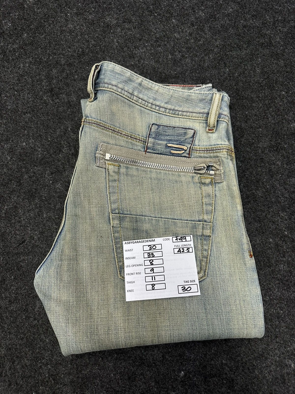 Diesel Diesel Hard Dirty Design Denim Size 30 F49 Size US 30 / EU 46 - 13 Thumbnail