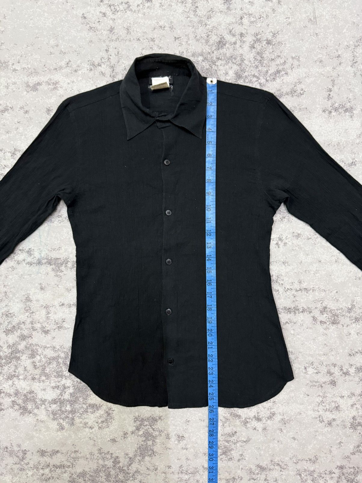agnes b. Agnes B. Made in France Linen Button Up Plates Shirt Size XS / US 0-2 / IT 36-38 - 14 Thumbnail