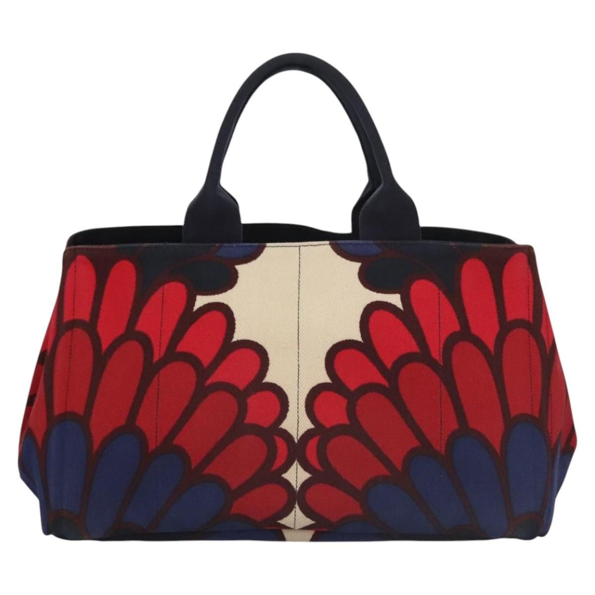 Prada Canapa Multicolour Canvas Handbag (Pre-Owned) Size ONE SIZE - 1 Thumbnail