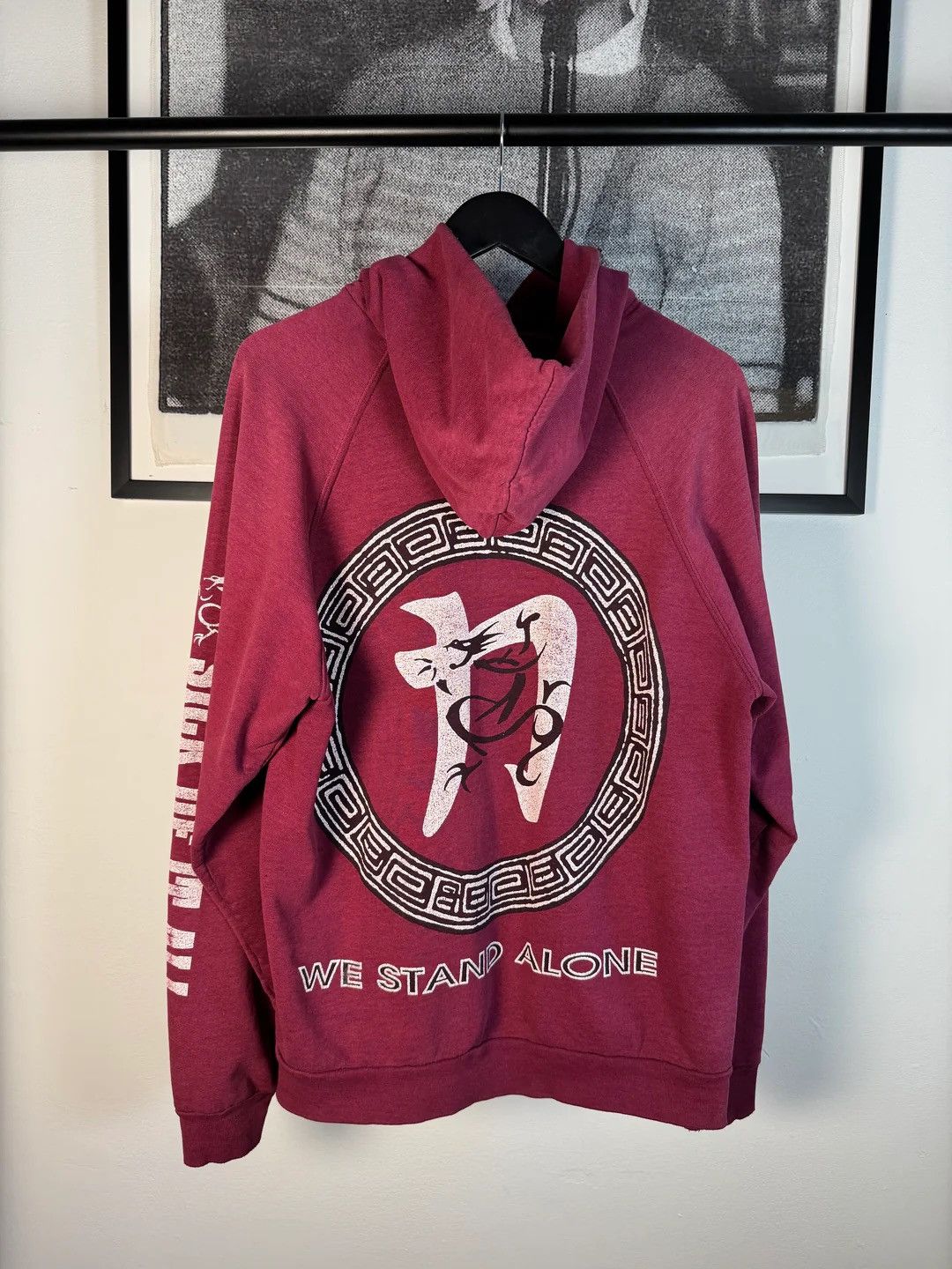 Vintage 🚭RARE🚭 SICK OF IT ALL NEW YORK HARDCORE RED DRAGON HOODIE Size US XL / EU 56 / 4 - 9 Thumbnail