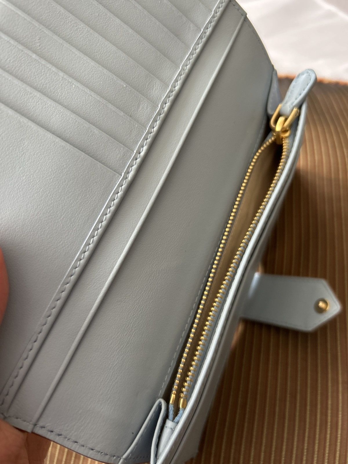 Prada Large Saffiano and smooth leather wallet Size ONE SIZE - 6 Thumbnail