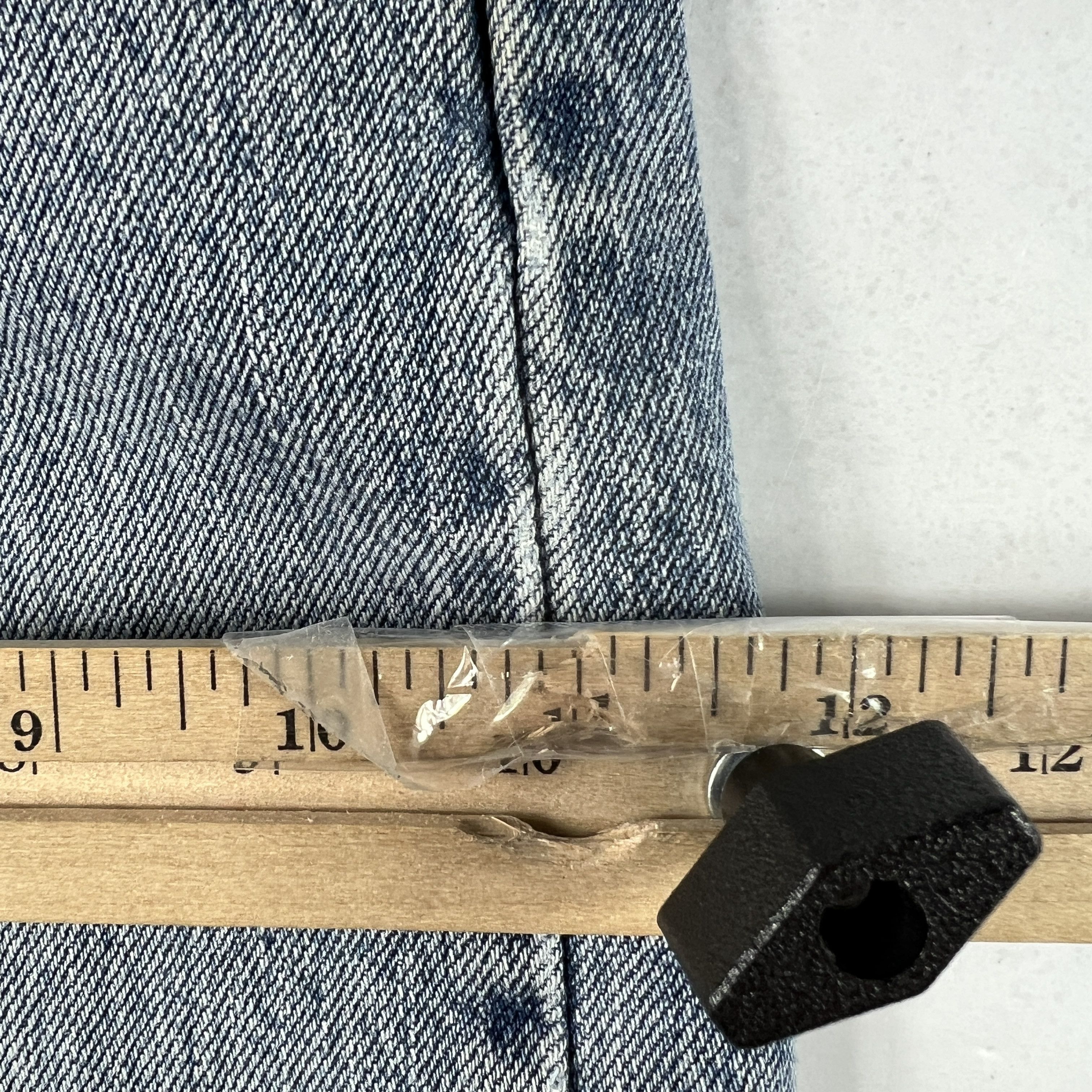Levi's × Vintage Y2K Levi's Jean Shorts 505 Faded Cut Off Cotton Denim Jorts Size US 35 - 18 Thumbnail