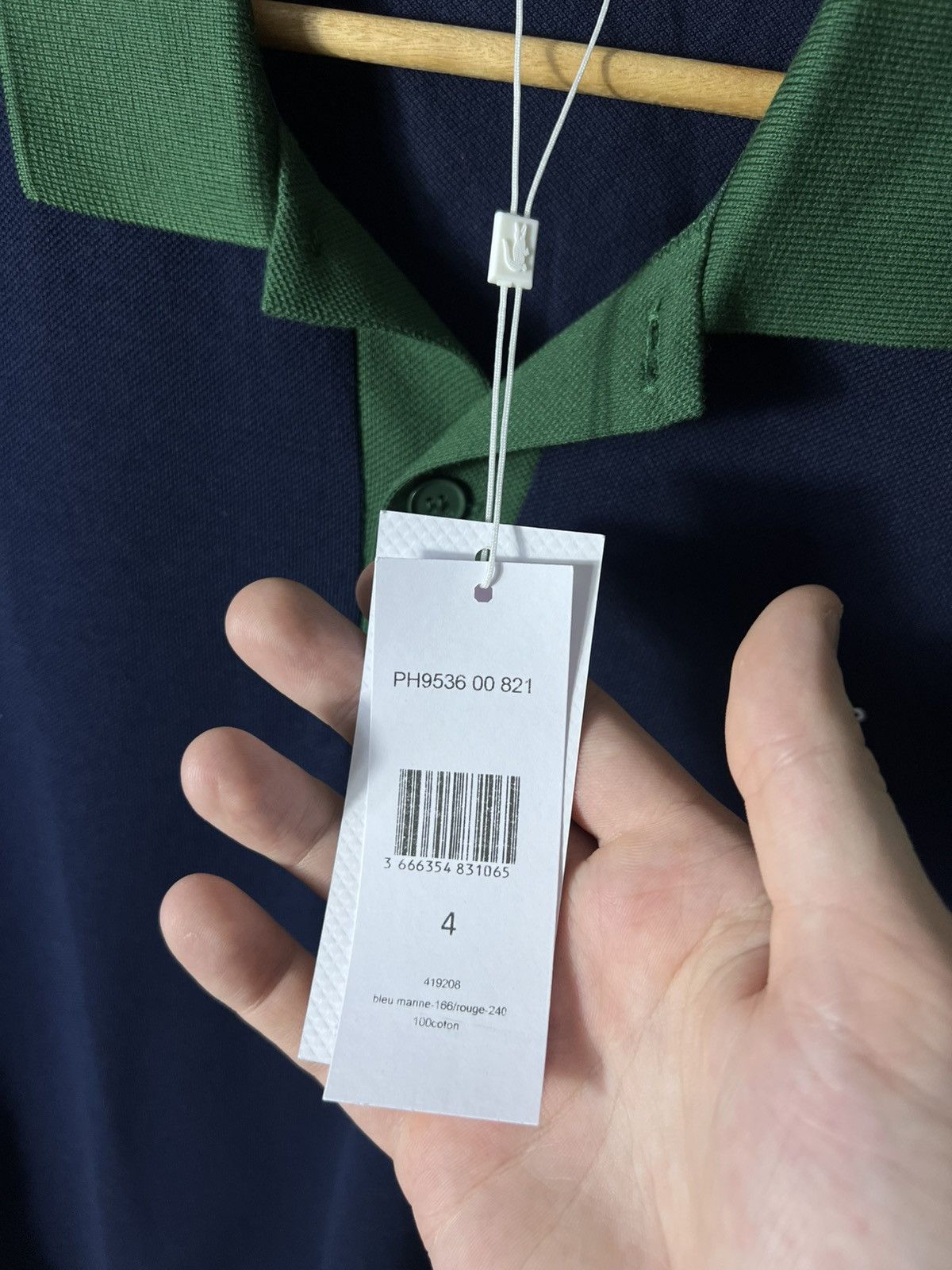 Lacoste Lacoste Multicolor Polo Shirt Regular Fit – Size M (FR 4) Size US M / EU 48-50 / 2 - 10 Thumbnail