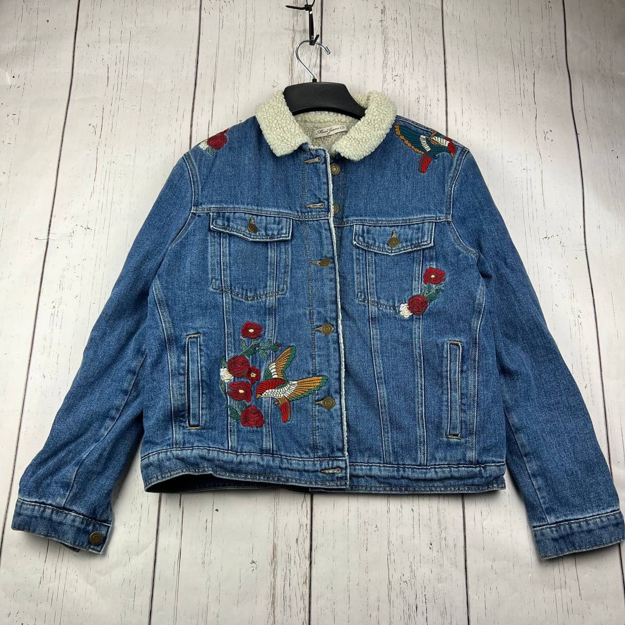Mavi Mavi Small Cropped Fit Stretchable Faux Fur Sherpa Jacket Size S / US 4 / IT 40 - 1 Thumbnail