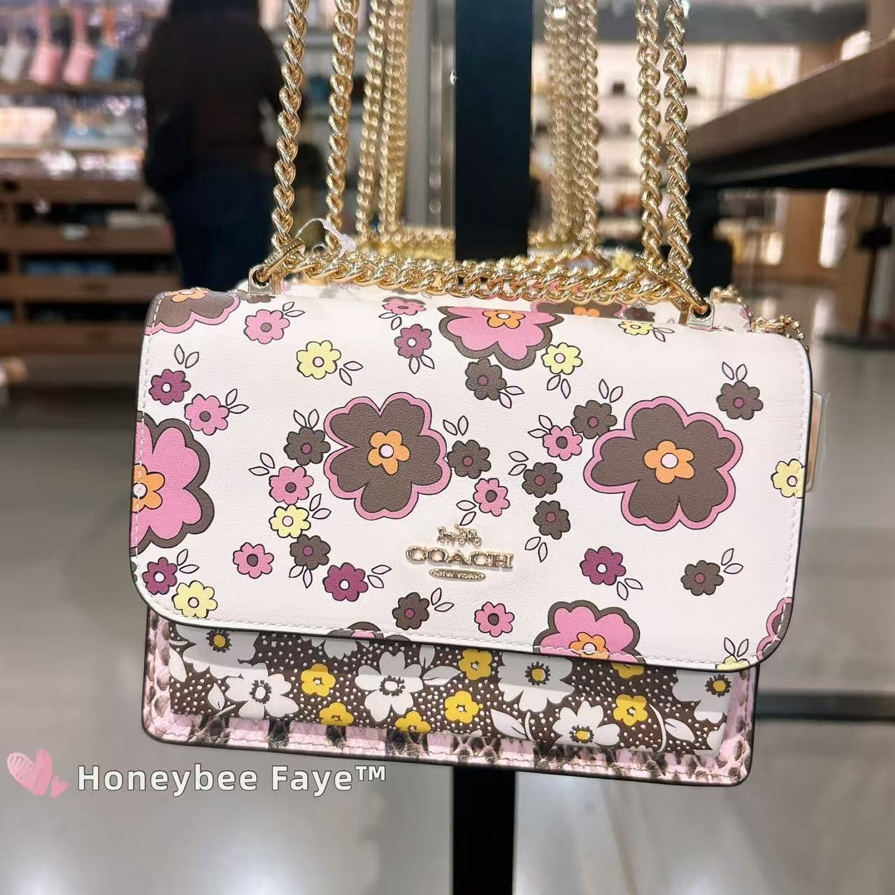Coach Mini Klare Crossbody Bag With Floral Print CDW82 Size ONE SIZE - 2 Thumbnail