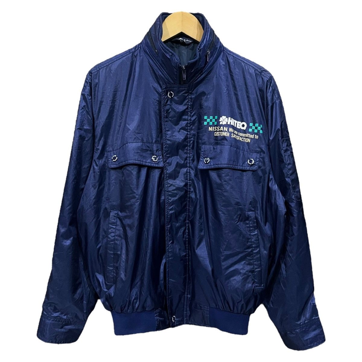 Gear for Sports Vintage Nissan Hiteq Hidden Hoodie Racing Jacket Big Logo Size US L / EU 52-54 / 3 - 2 Thumbnail
