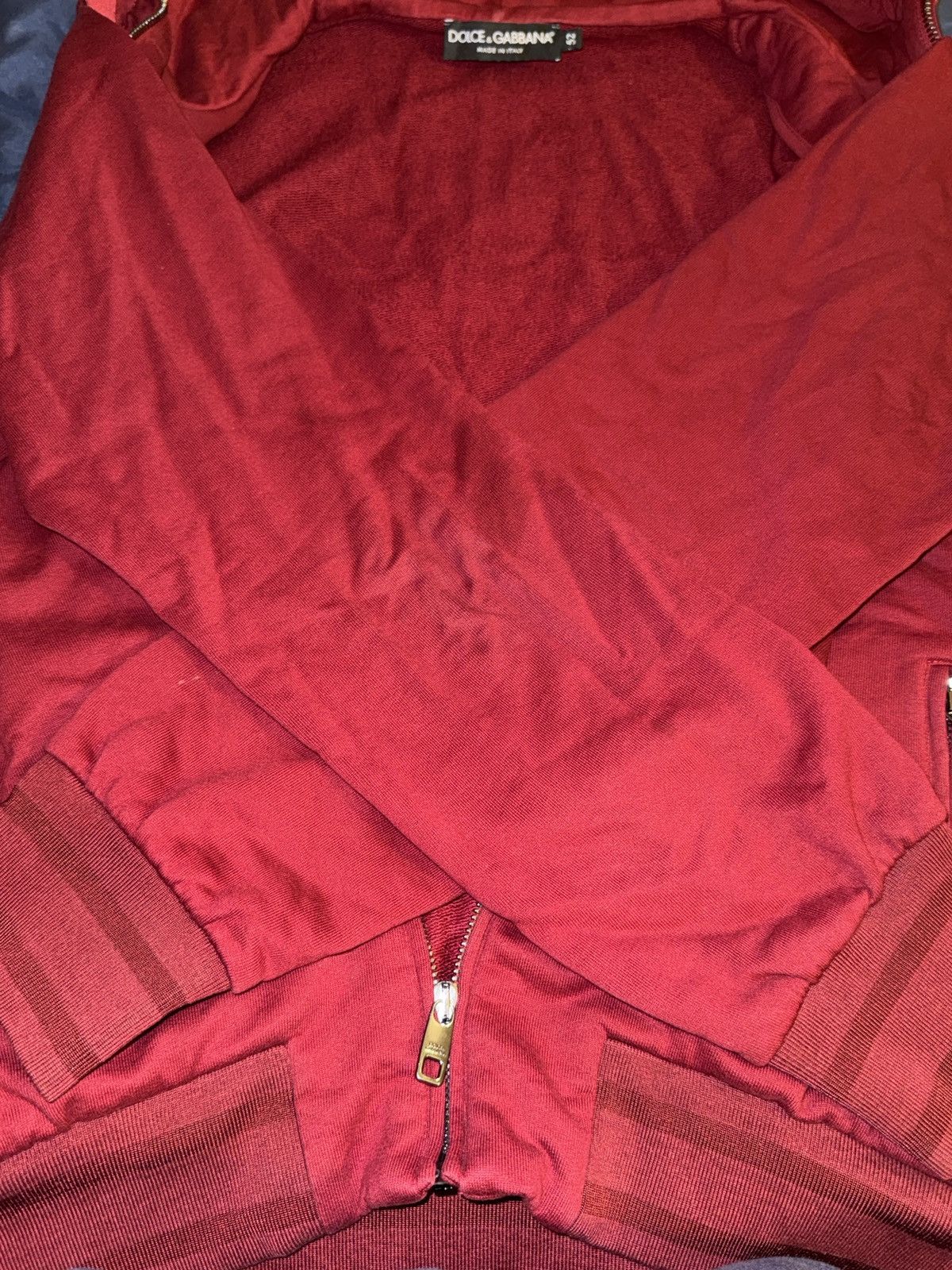 Dolce & Gabbana Dolce & Gabbana Red Cotton Hoodie Size US L / EU 52-54 / 3 - 5 Thumbnail
