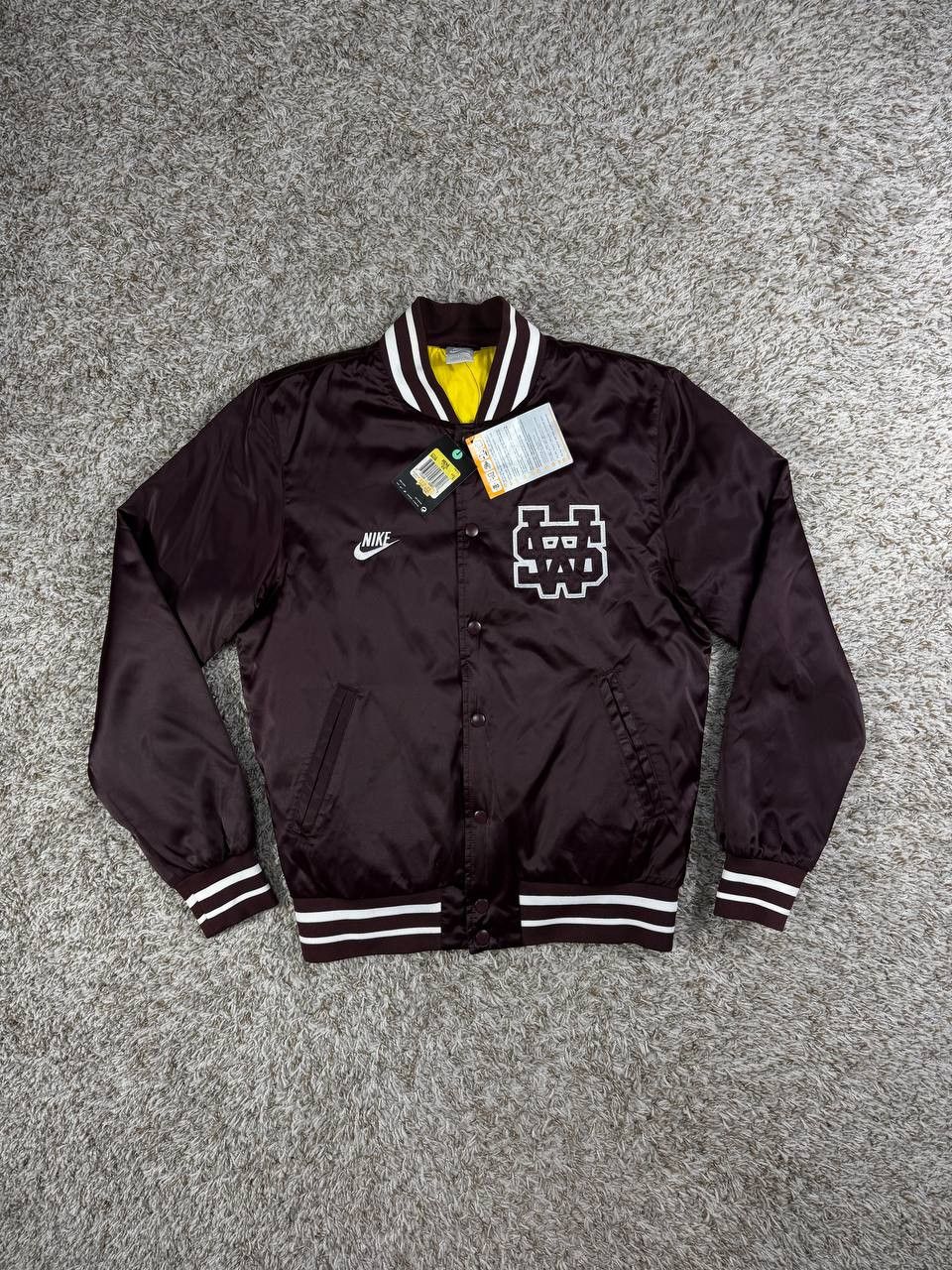 Nike × Parra Nike x Parra Varsity Bomber Jacket | Grailed