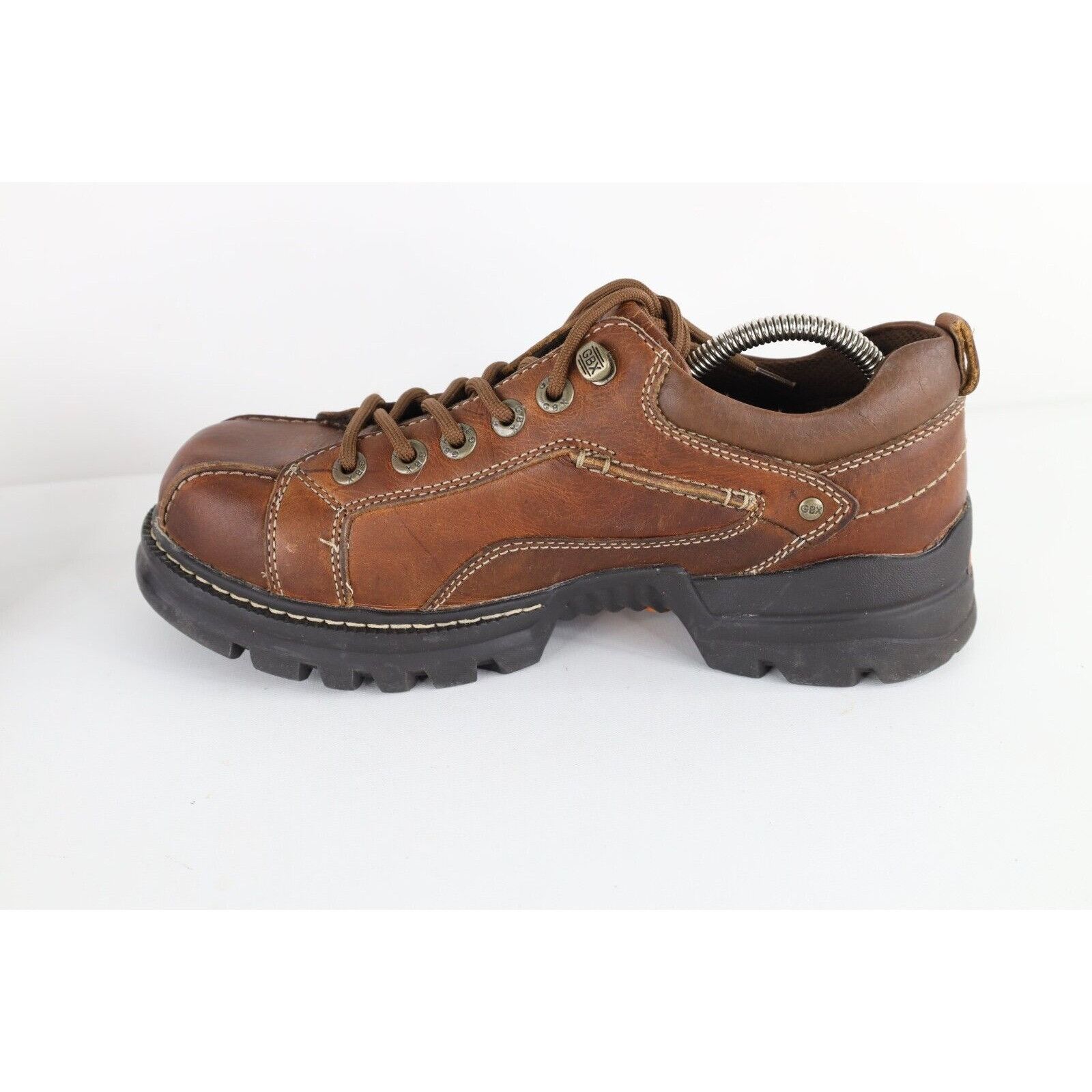 GBX × Vintage Vintage 90s Y2K Streetwear Chunky Leather Boots Shoes Size US 9.5 / EU 42-43 - 8 Thumbnail