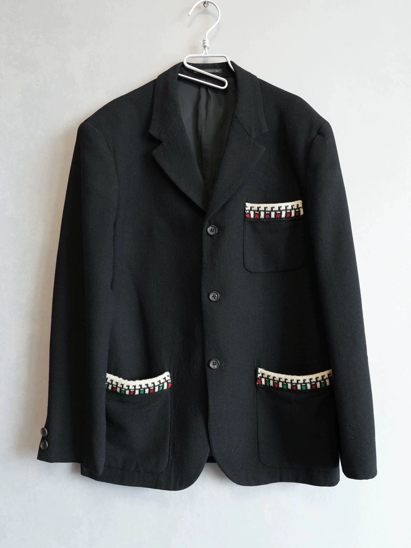 Yohji Yamamoto Yohji Yamamoto 89AW Note Patchwork Jacket J39 M Size US M / EU 48-50 / 2 - 1 Thumbnail