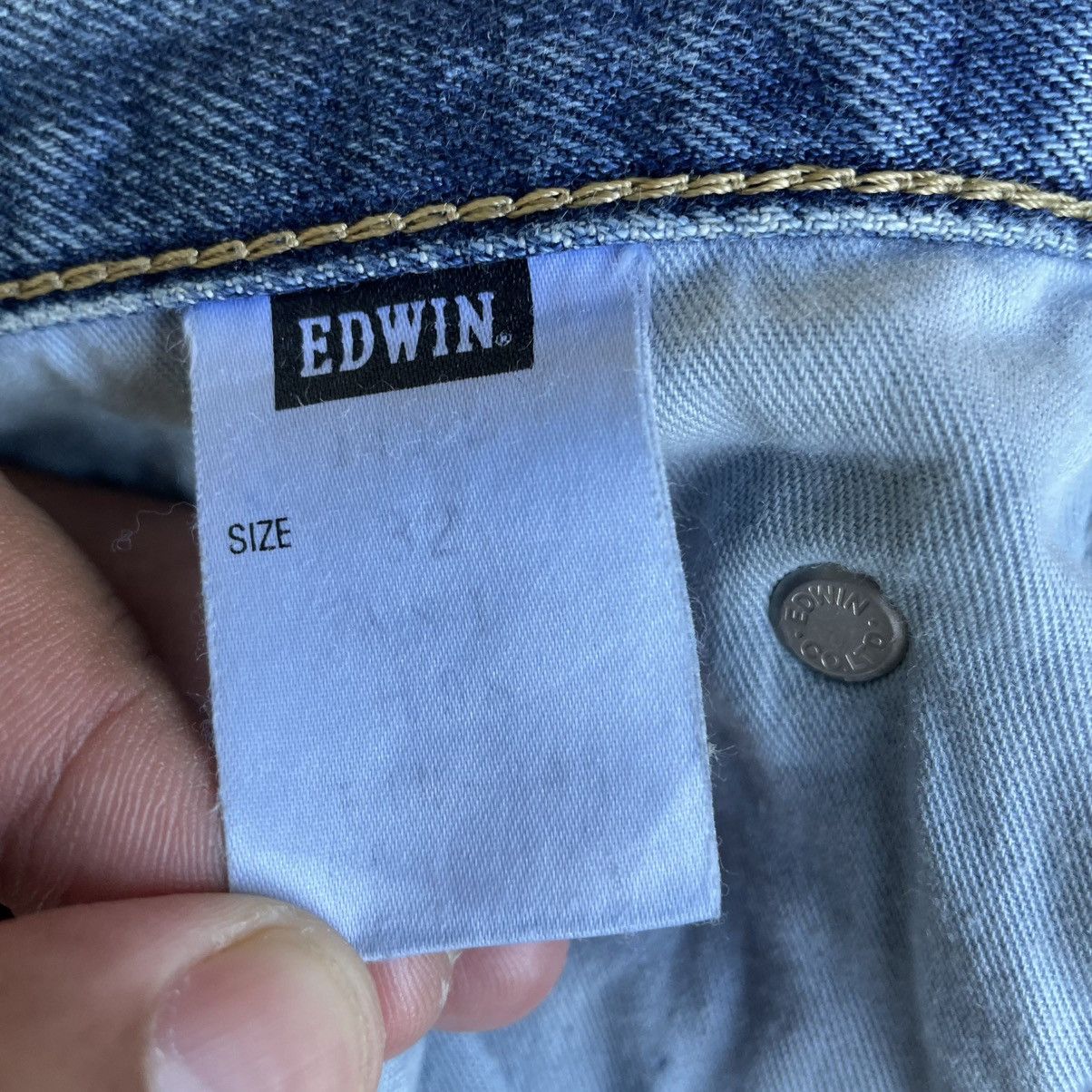 Edwin 🔥Vintage Edwin 403 Stoned Washed Ripped Distress Denim Jeans Size US 31 - 19 Thumbnail