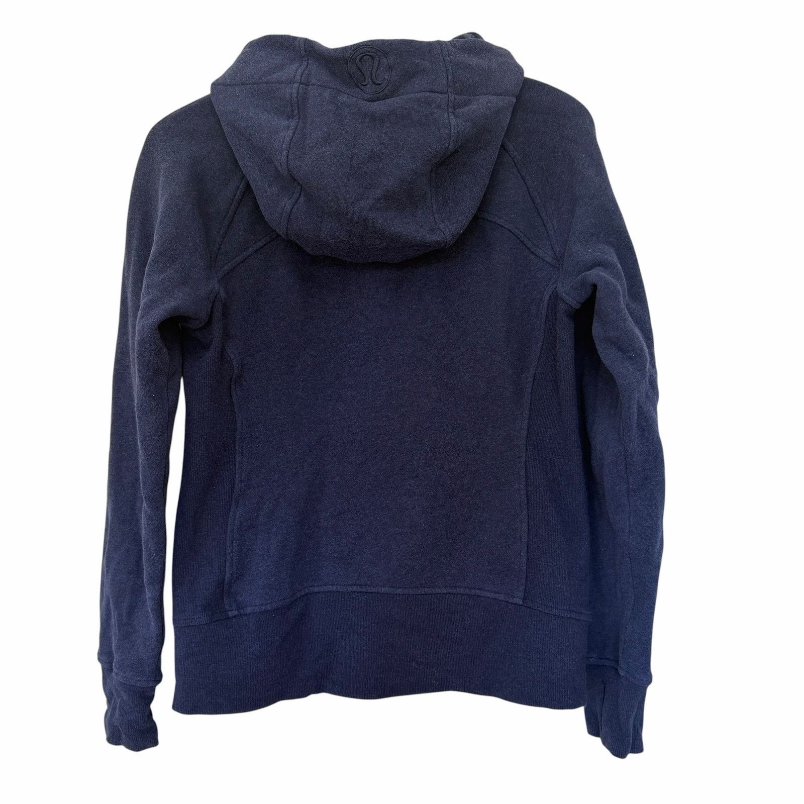 Lululemon Lululemon Navy Blue Scuba Full Zip Hoodie Sz 8 Size M / US 6-8 / IT 42-44 - 5 Thumbnail