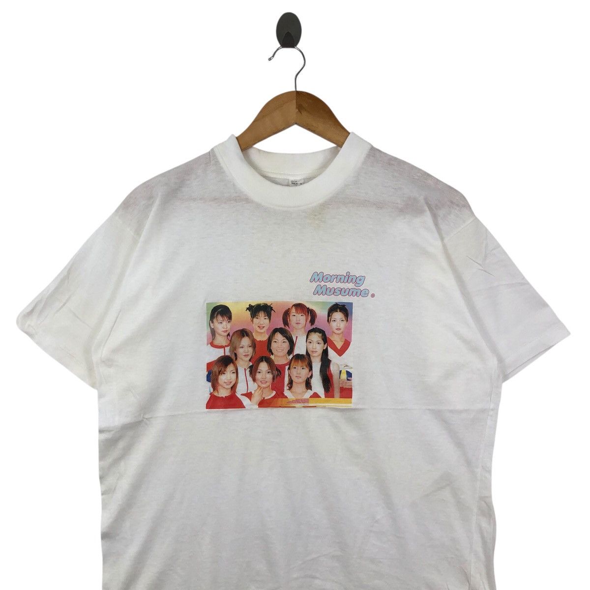 Band Tees Vintage 90s MORNING MUSUME Japanese Girl Group Tee Shirt Size US L / EU 52-54 / 3 - 2 Thumbnail