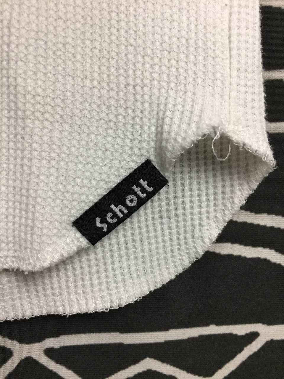 Schott Schott NYC Teddy's Gents Waffle Knit Thermal Long Sleeve Tee Size US M / EU 48-50 / 2 - 4 Thumbnail