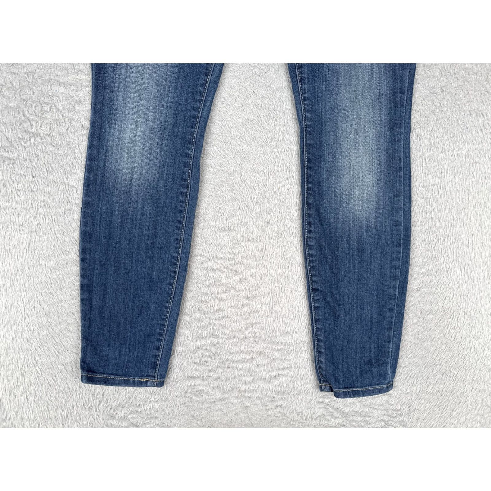 CO Bullhead Denim Co Skinny Jeans Juniors 3 Blue Low Rise Stretch Ankle Denim 25x27 Size 26" / US 2 / IT 38 - 2 Thumbnail