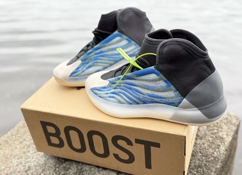 Adidas × Yeezy Adidas Yeezy QNTM Frozen Blue Size US 9.5 / EU 42-43 - 4 Thumbnail