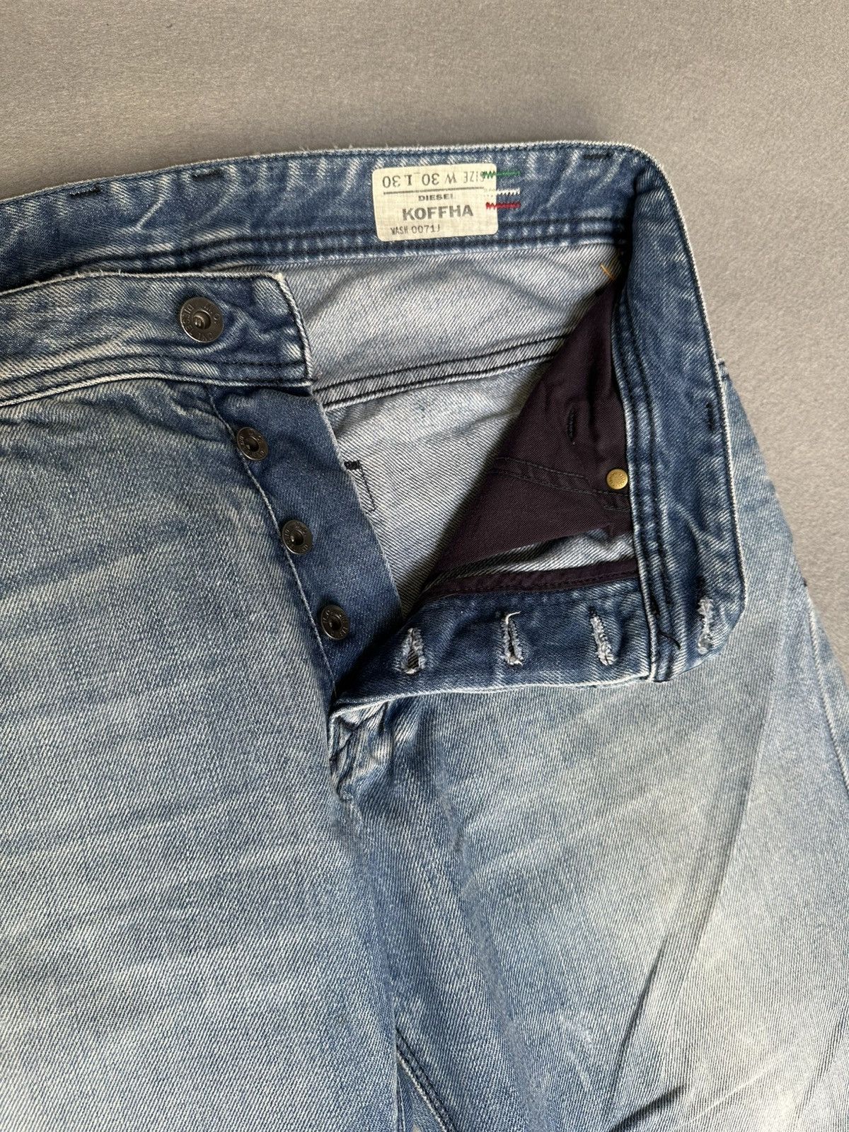 Diesel FLARE Diesel Distressed Denim Size US 32 / EU 48 - 11 Thumbnail