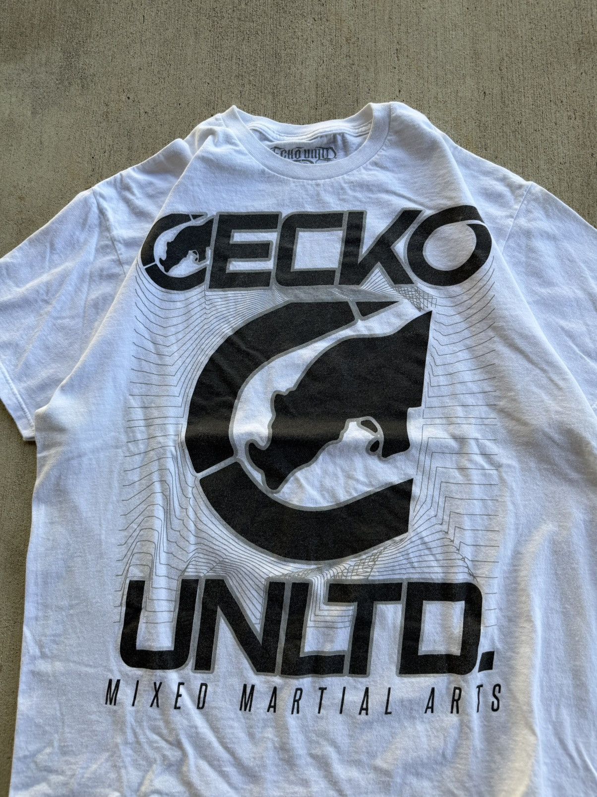 Ecko Unltd. Ecko Unltd Shirt XXLarge White Graphic MMA Rhino Logo Size US XXL / EU 58 / 5 - 3 Thumbnail