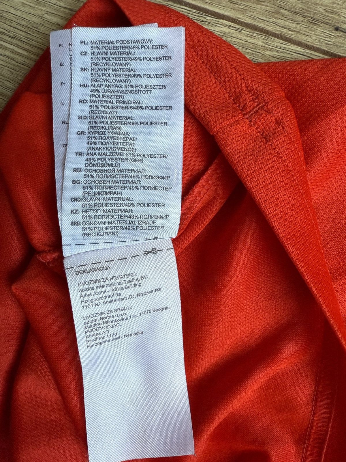 Adidas × Vintage Koszulka piłkarska Adidas Hiszpania 2018 Size US M / EU 48-50 / 2 - 9 Thumbnail