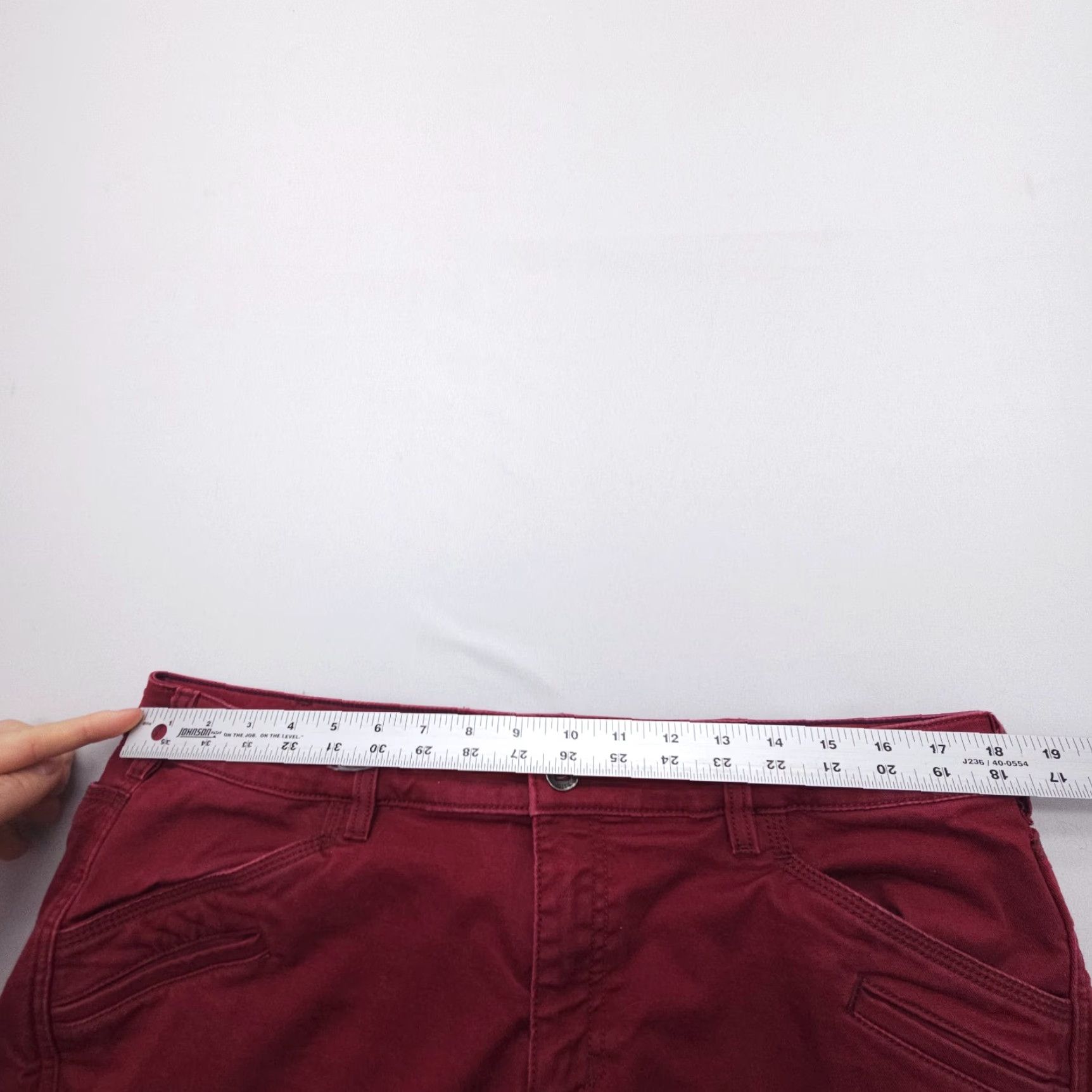 Vintage 5.11 Tactical Defender Flex Pants Women Slim Chino 16 Red 29" Inseam Casual Workwear Womens Size 38" / US 16 / IT 52 - 6 Thumbnail