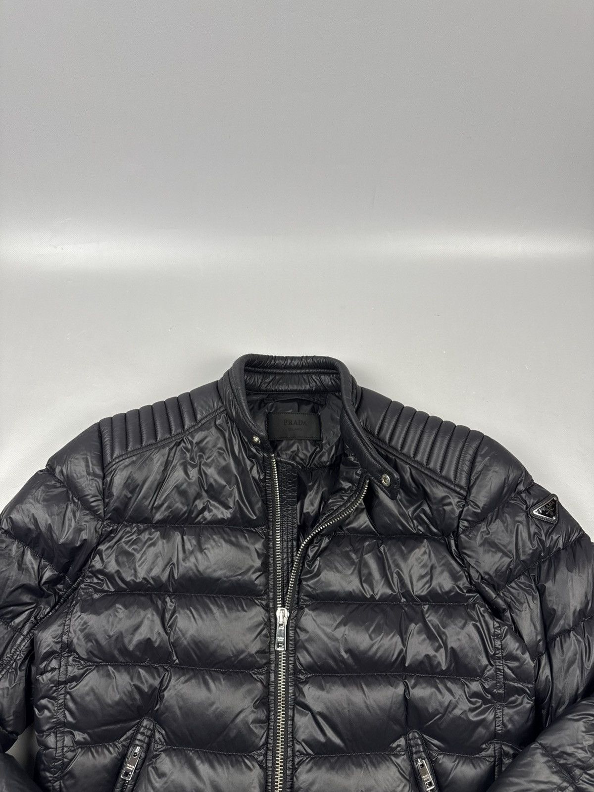 Prada Prada Black Puffer Jacket Winter Outerwear size M Size US M / EU 48-50 / 2 - 7 Thumbnail